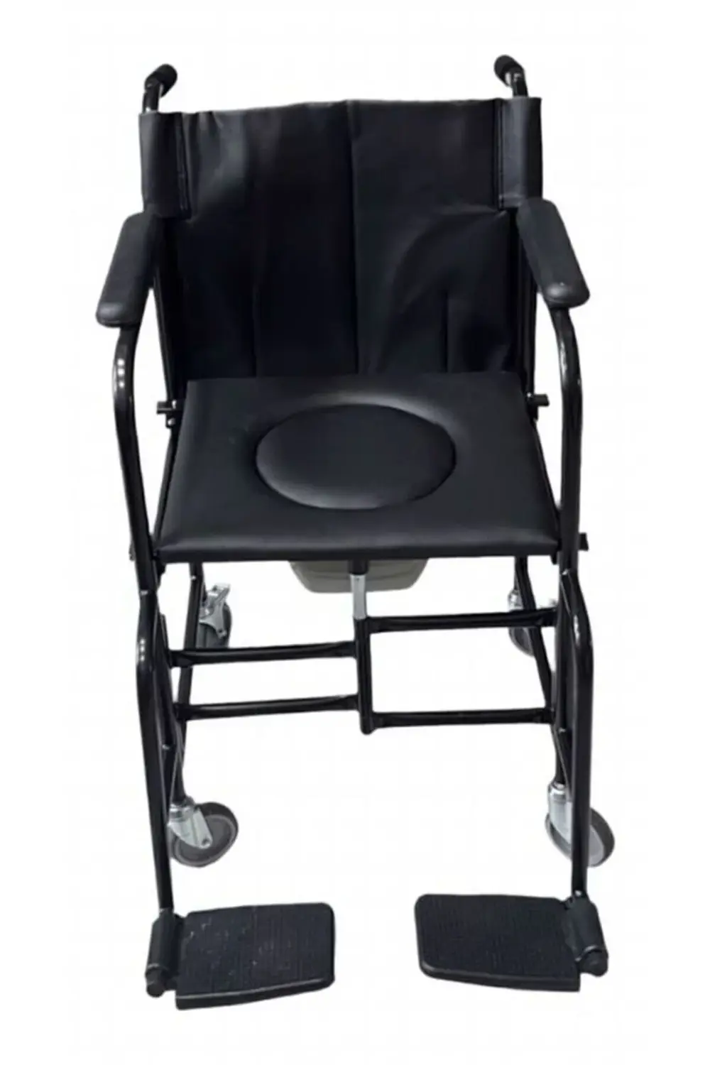 Siyah Ev Tipi Tekerlekli Sandalye