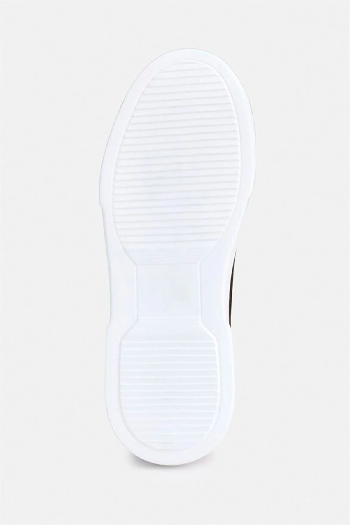 Siyah Gerçek Deri Bağcıklı Sneakers