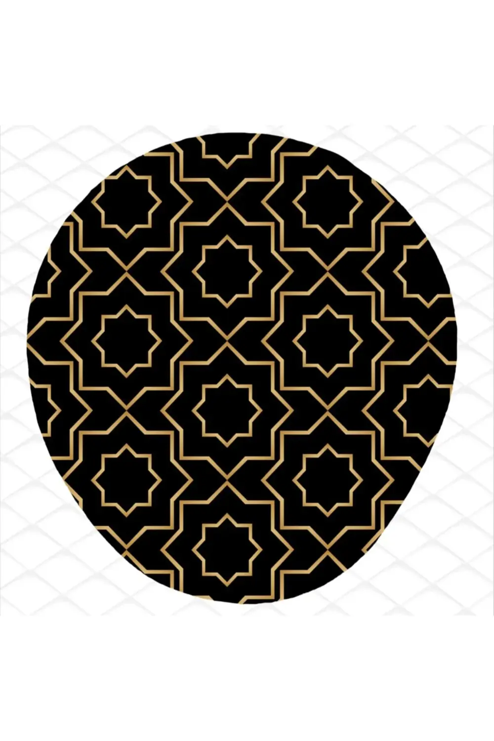 Siyah Gold Desenli Bilek Destekli Mouse Pad