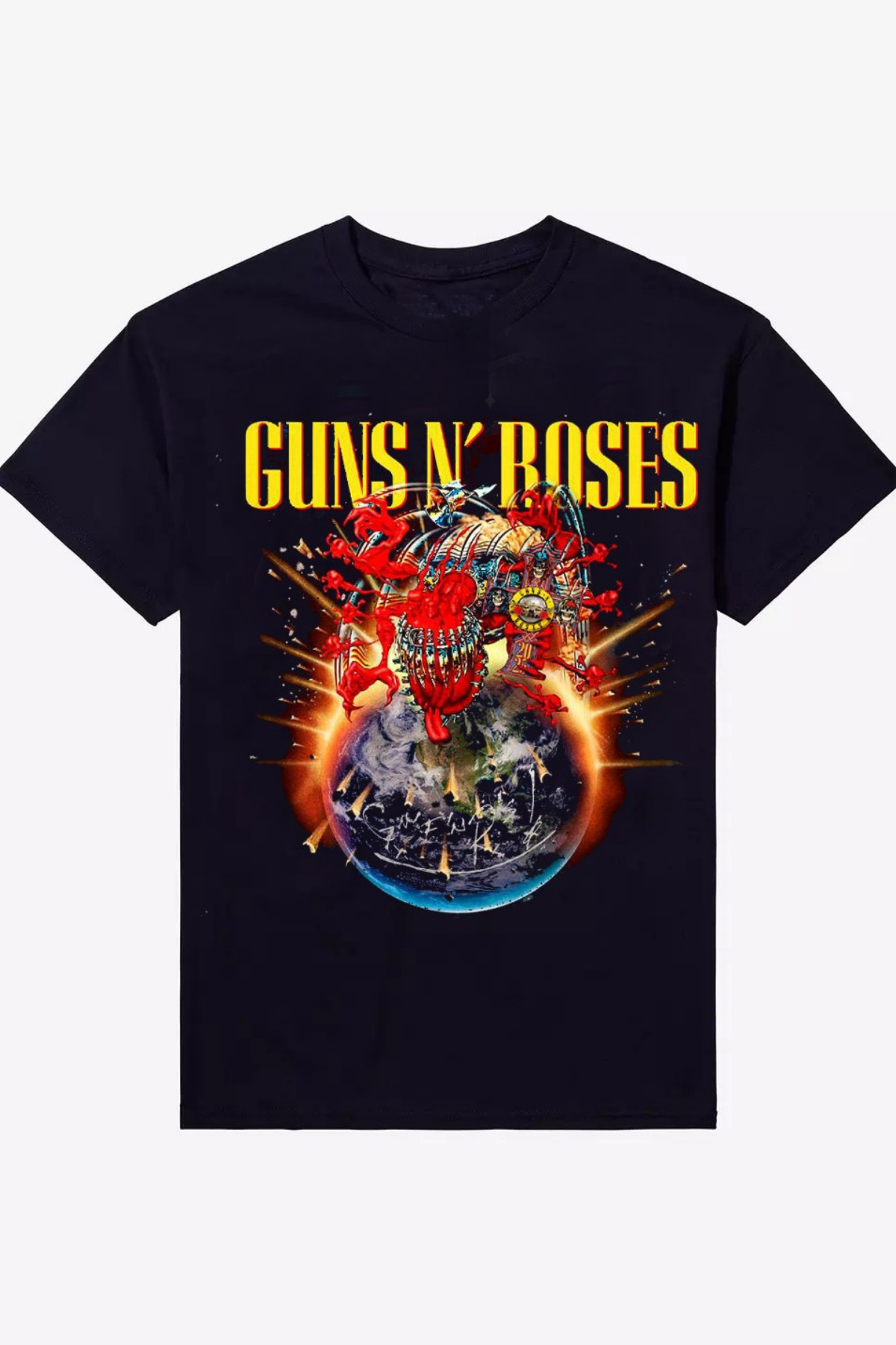 Siyah Guns N' Roses European And Middle East Tour 2025 Unisex T-s