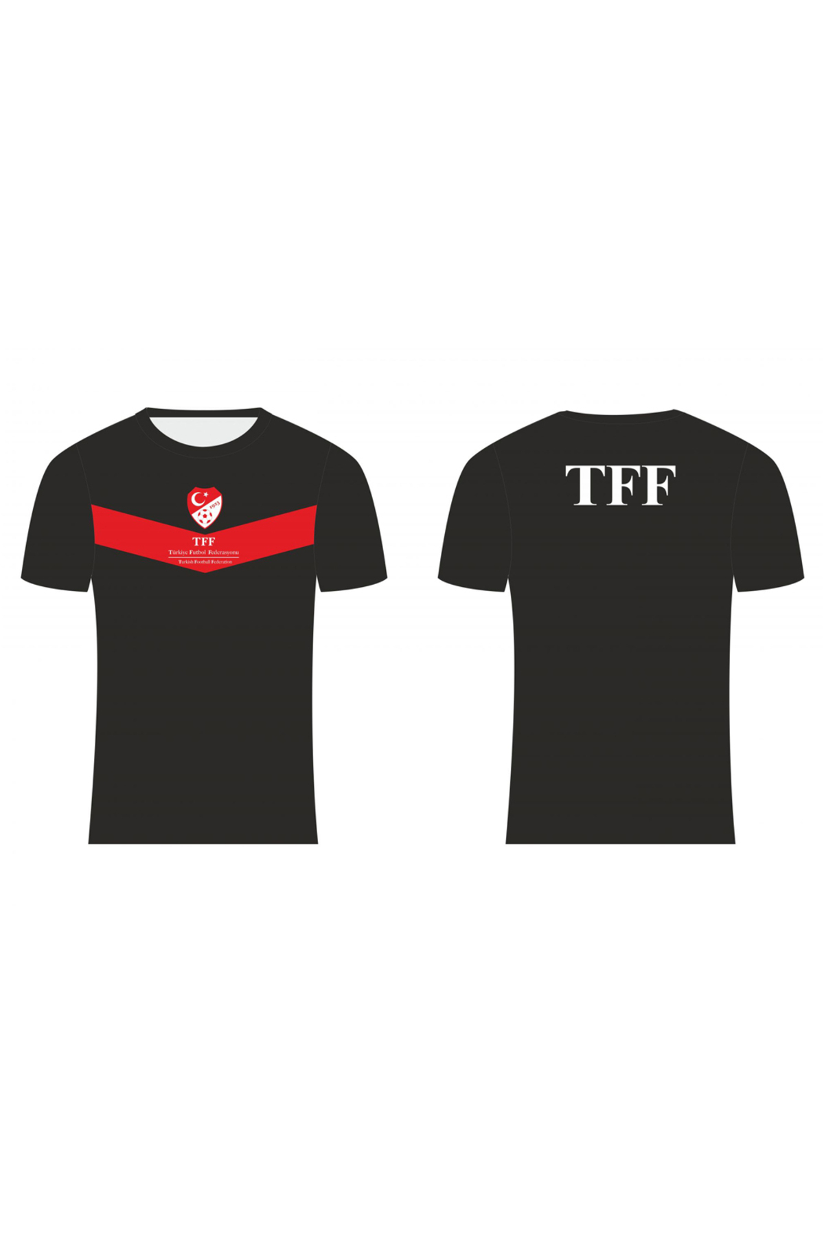 Sportech Siyah Hakem Antrenman Tişörtü, K0118