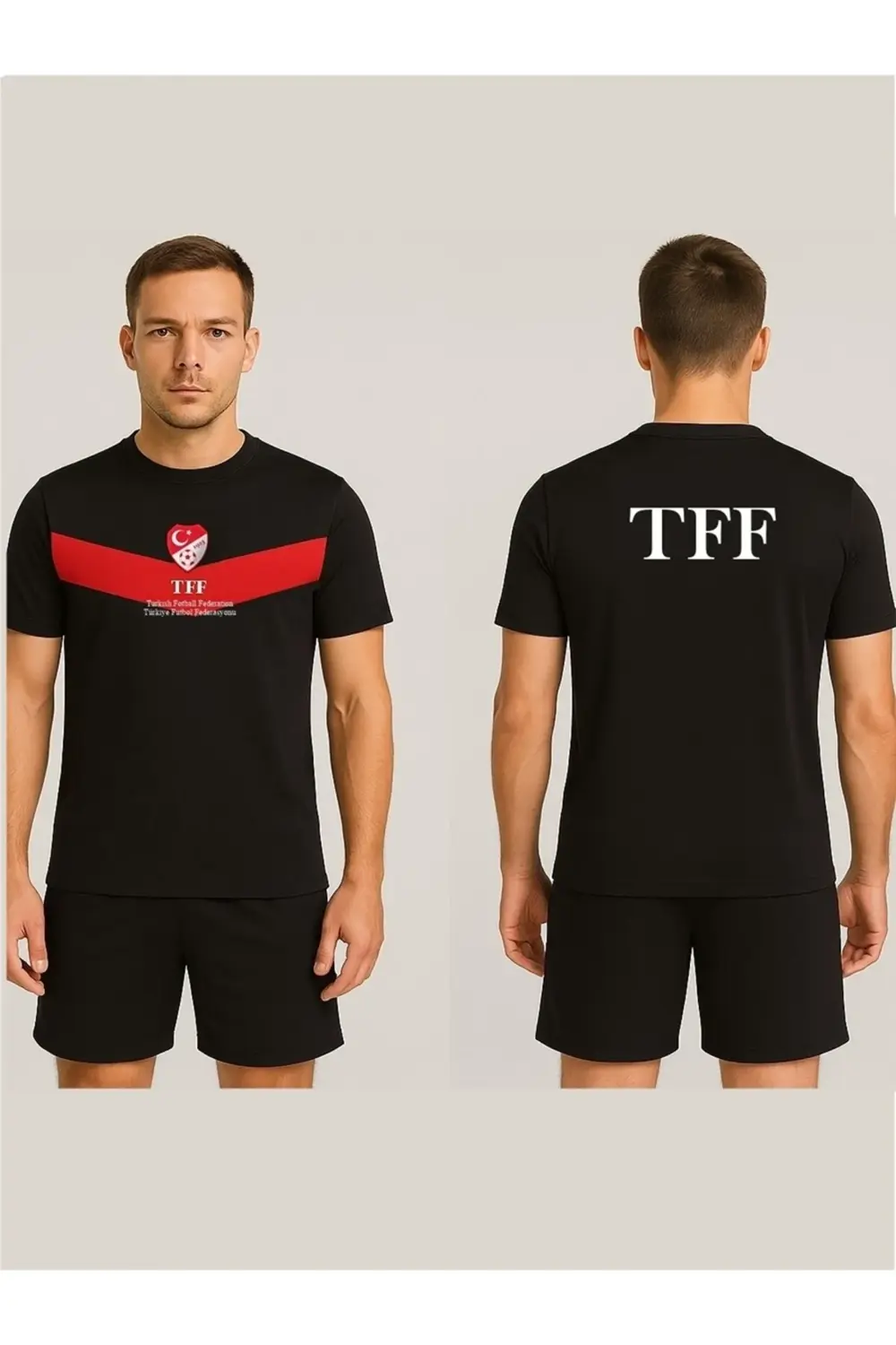 Siyah Hakem Antrenman Tişörtü, K0118