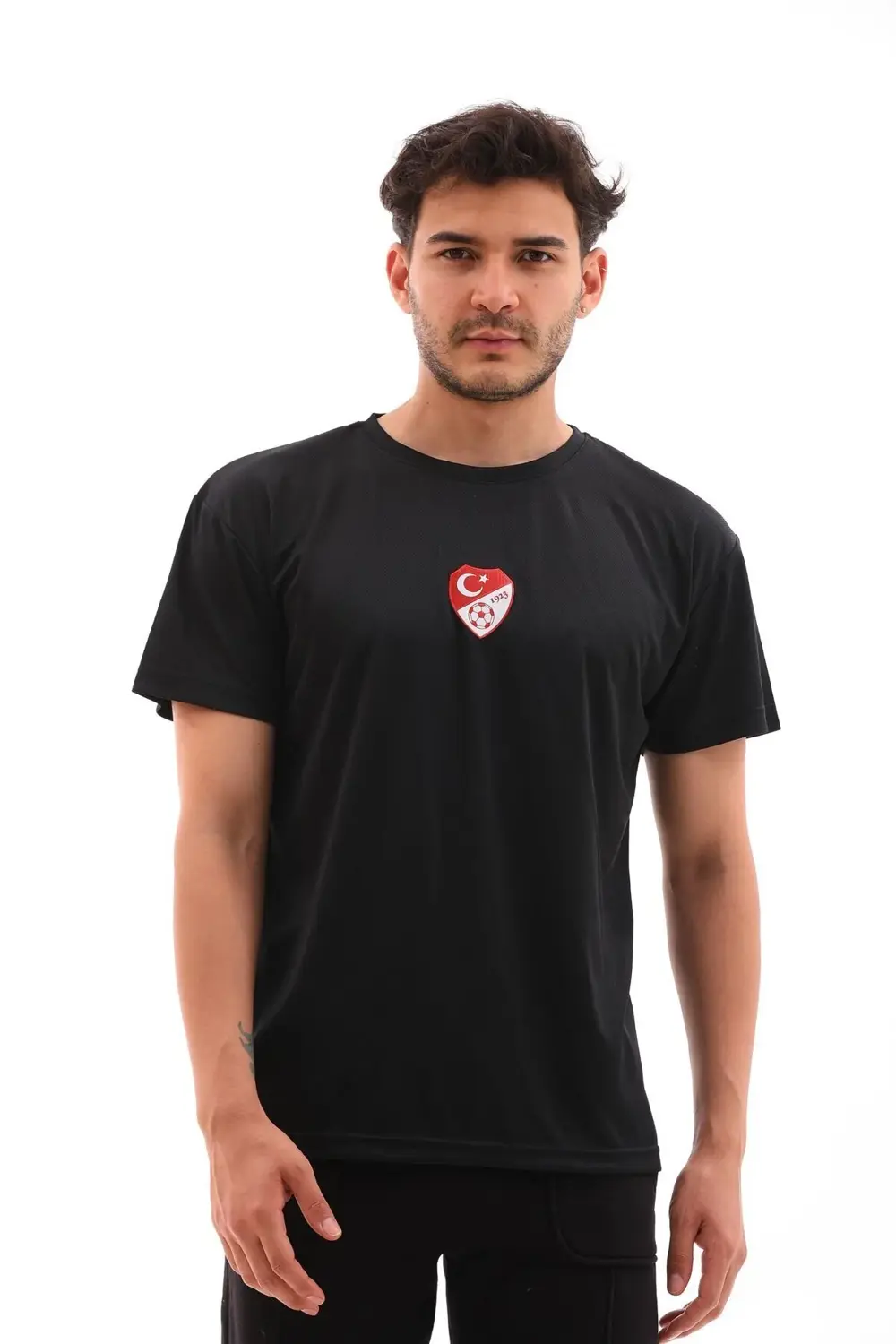 Siyah Hakem Antrenman Tişörtü, K0166 (Yağmur)-M