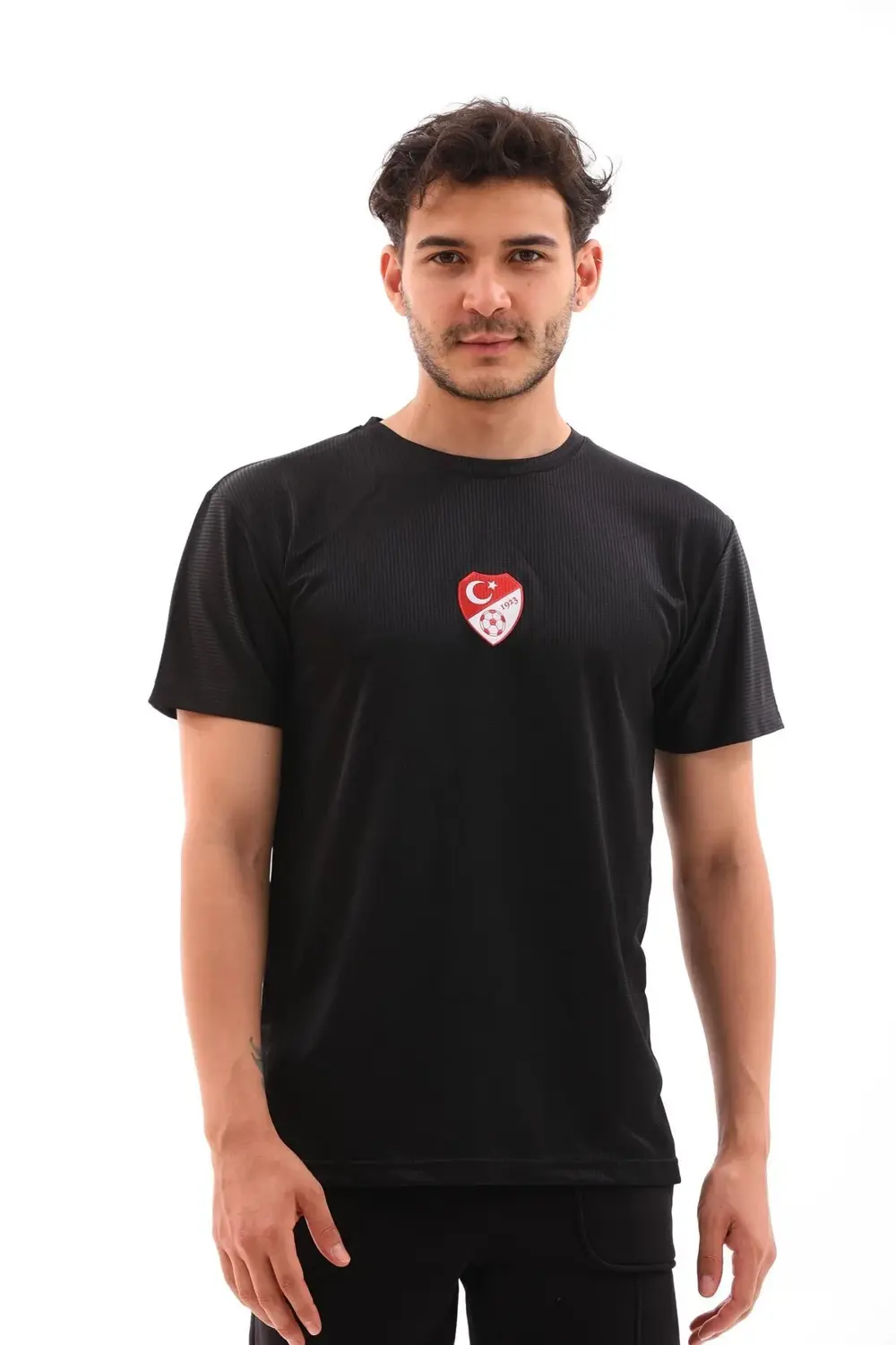 Siyah Hakem Antrenman Tişörtü, K0166 (Yağmur)-M