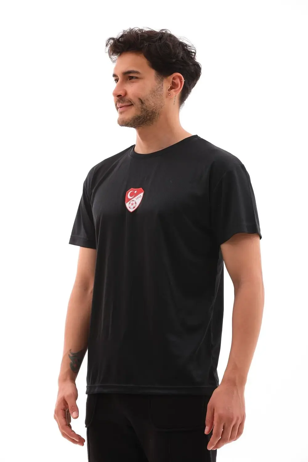 Siyah Hakem Antrenman Tişörtü, K0166 (Yağmur)-M