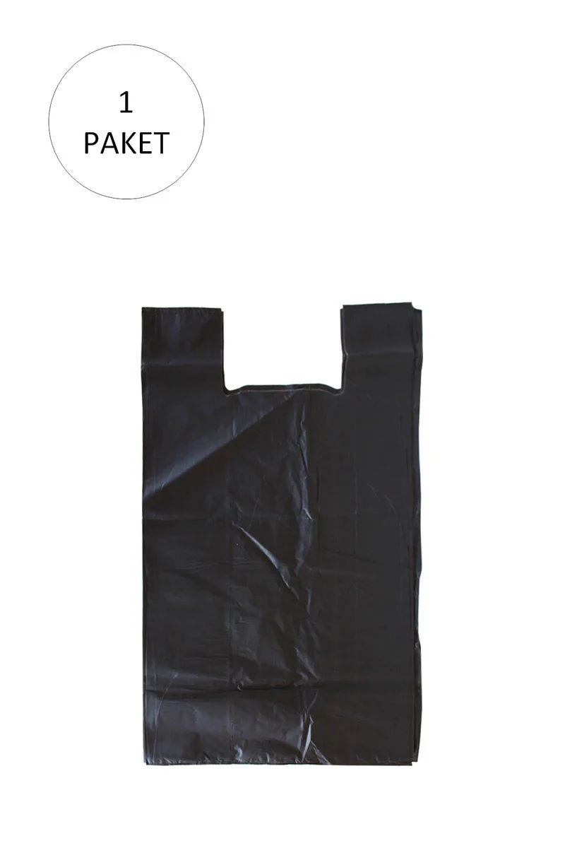 Siyah Hışır Atlet Poşet Mini Boy 22x31 cm - 500 Adet Paket Fiyatı, Yorumları ve Özellikleri