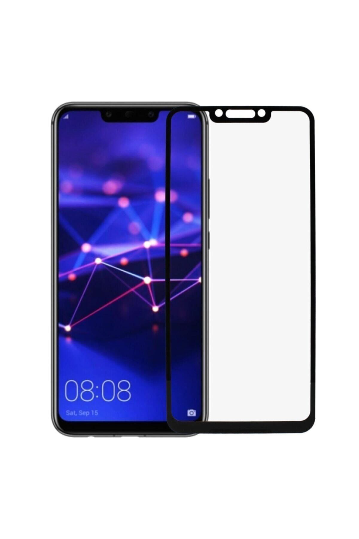 Siyah Huawei Mate 20 Lite Uyumlu Seramik Nano Ekran Koruyucu Tam 