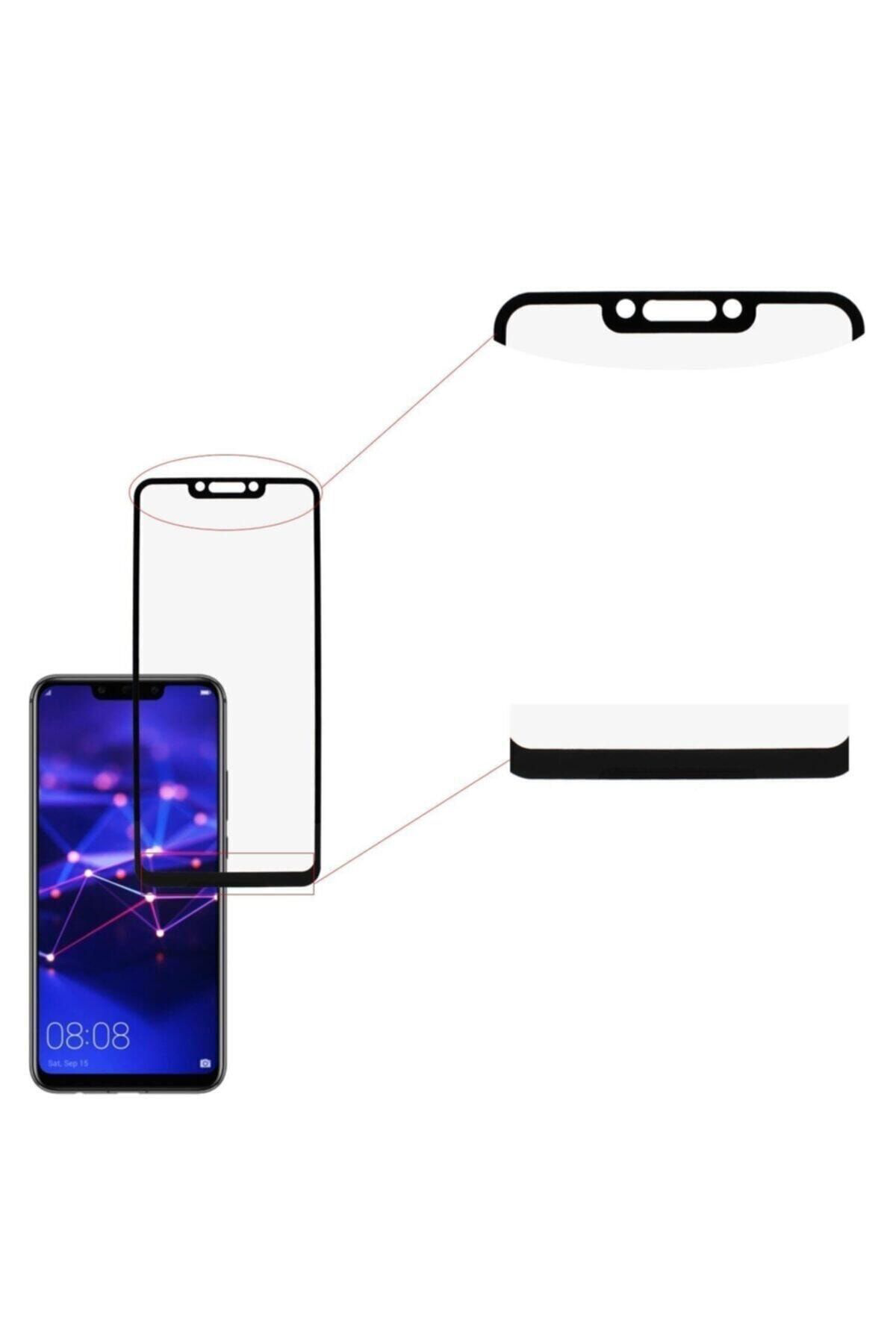 Siyah Huawei Mate 20 Lite Uyumlu Seramik Nano Ekran Koruyucu Tam 