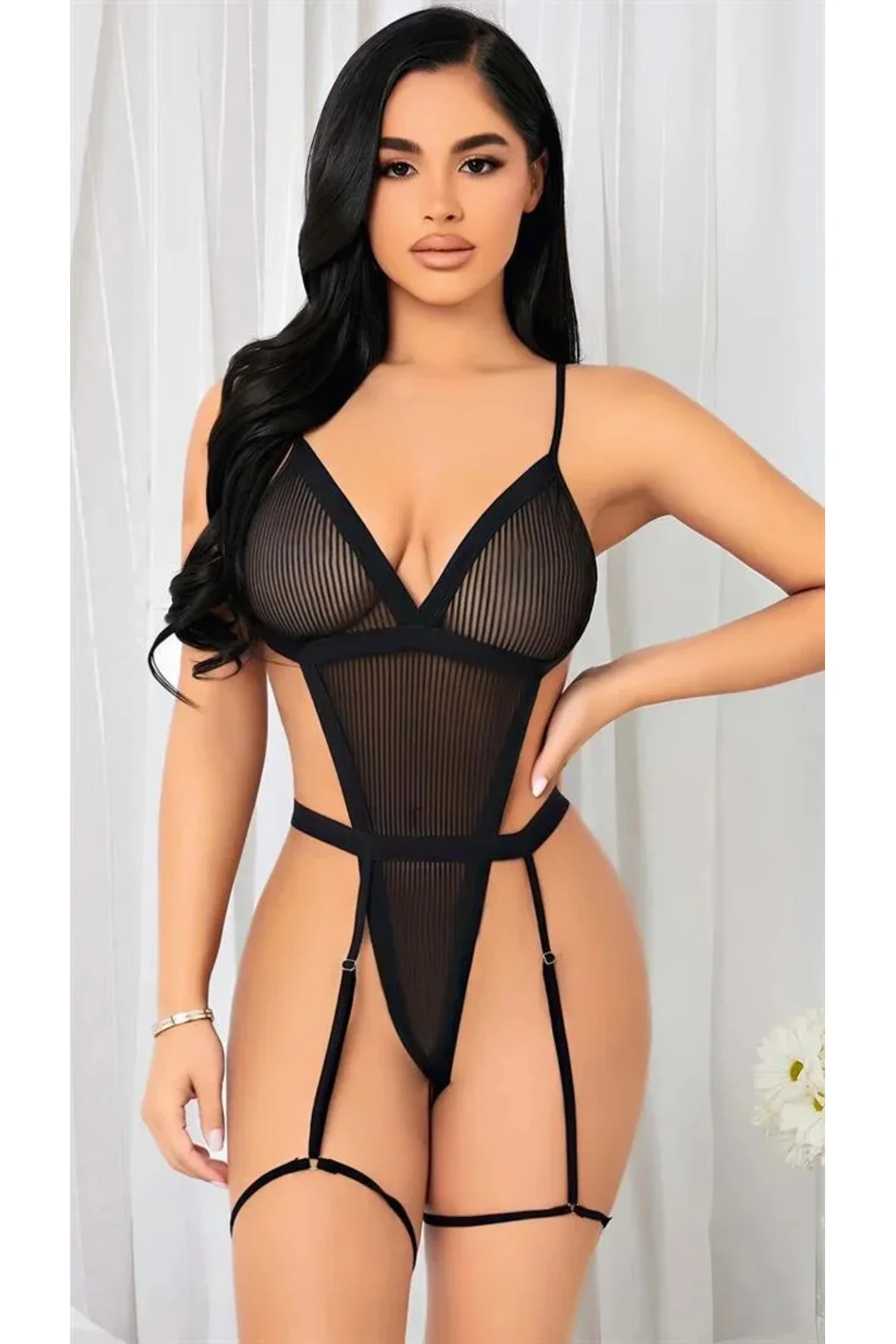 Siyah İp Detaylı Tül Body Fiyatı, Yorumları ve Özellikleri