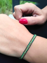 Tükkan Accessories Siyah İp Yeşil Boncuk Miyuki Bileklik Makrome Örgü Asansör Bilekl Tükkan Accessories Siyah İp Yeşil Boncuk Miyuki Bileklik Makrome Örgü Asansör Bilekl