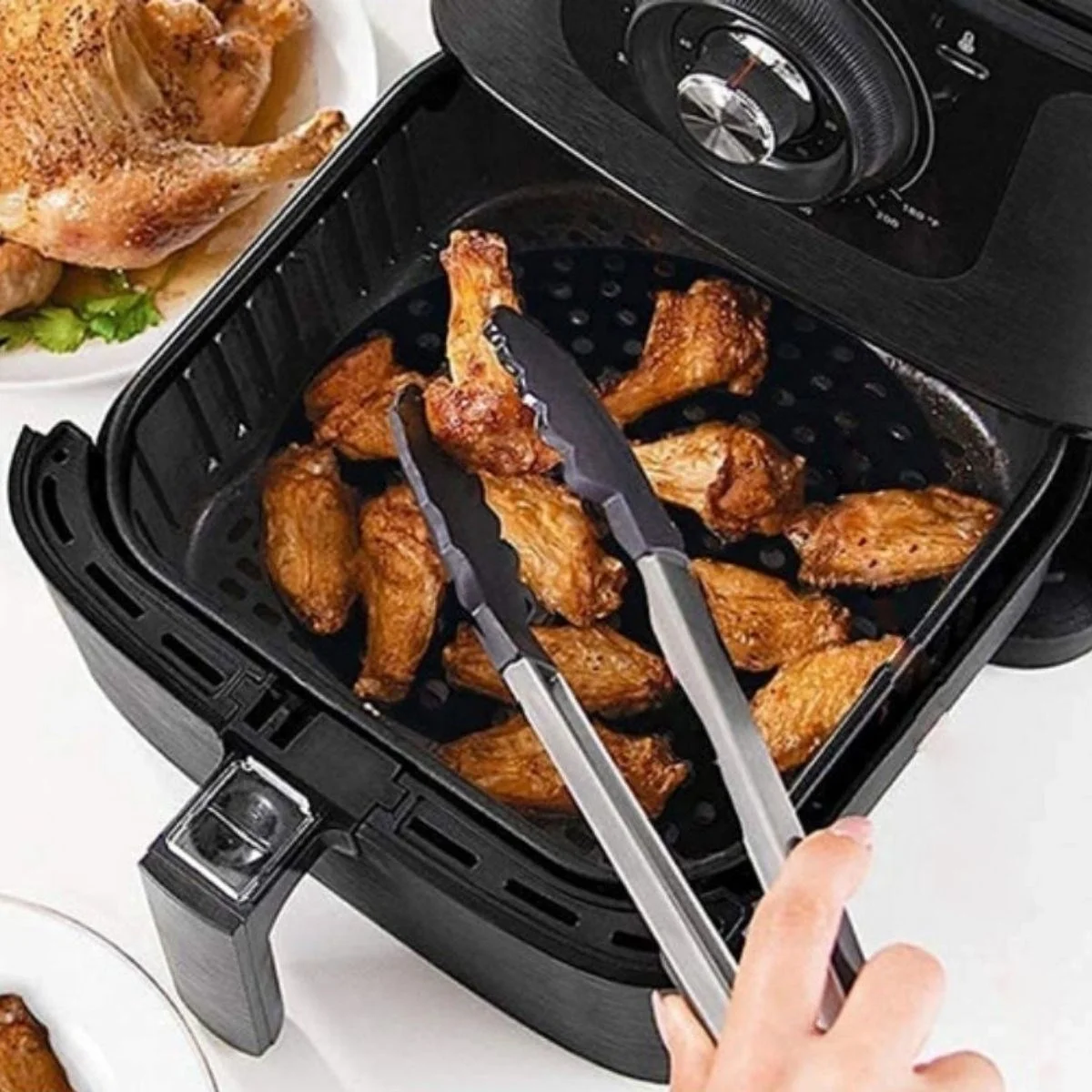 Siyah Isıya Dayanıklı Yıkanılabilir Silikon Fırın Ve Airfryer Yuvarlak Model Pişirme Matı 20 Cm Bx40 Fiyatı, Yorumları ve Özellikleri