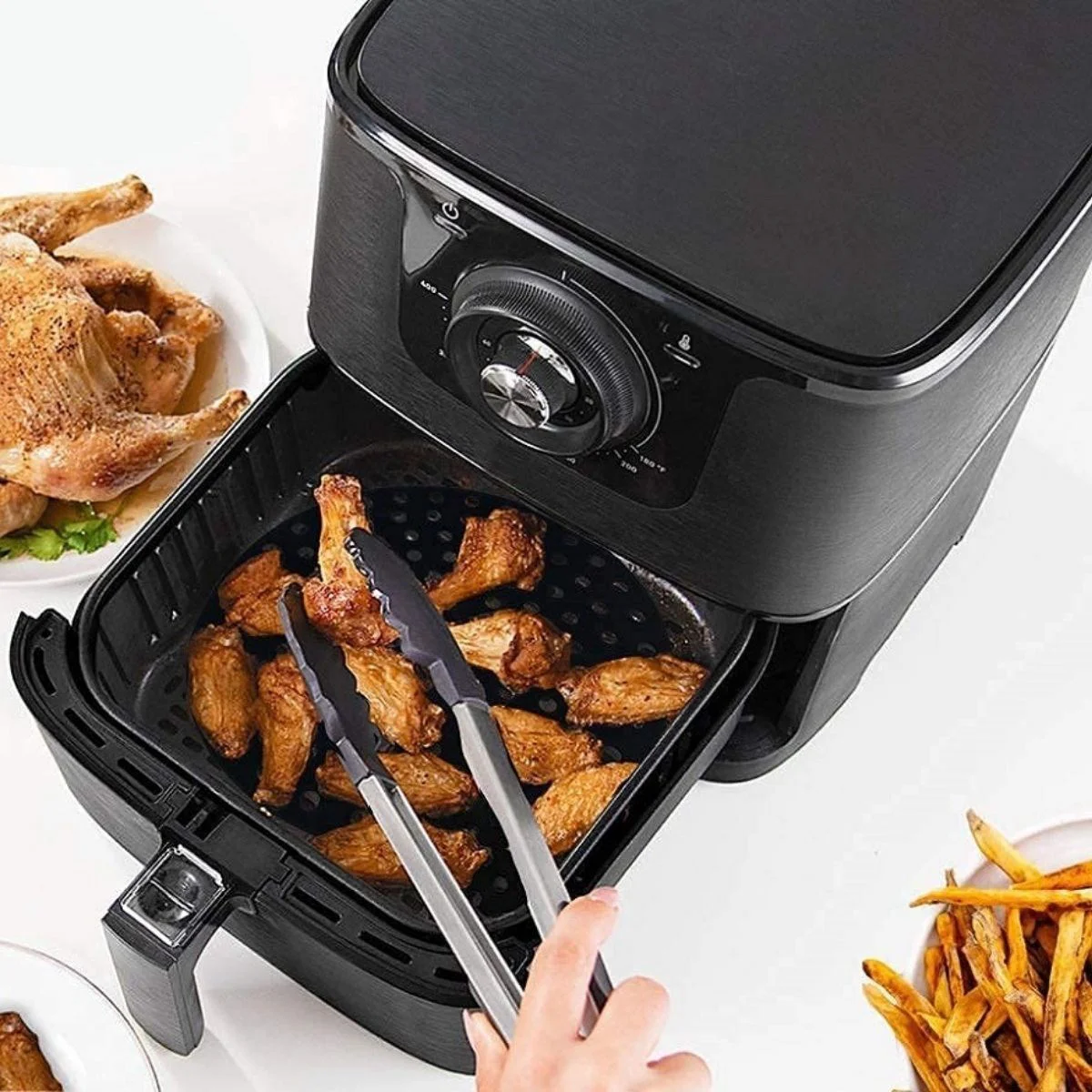 Siyah Isıya Dayanıklı Yıkanılabilir Silikon Fırın Ve Airfryer Yuvarlak Model Pişirme Matı 23 Cm Siyah Isıya Dayanıklı Yıkanılabilir Silikon Fırın Ve Airfryer Yuvarlak Model Pişirme Matı 23 Cm