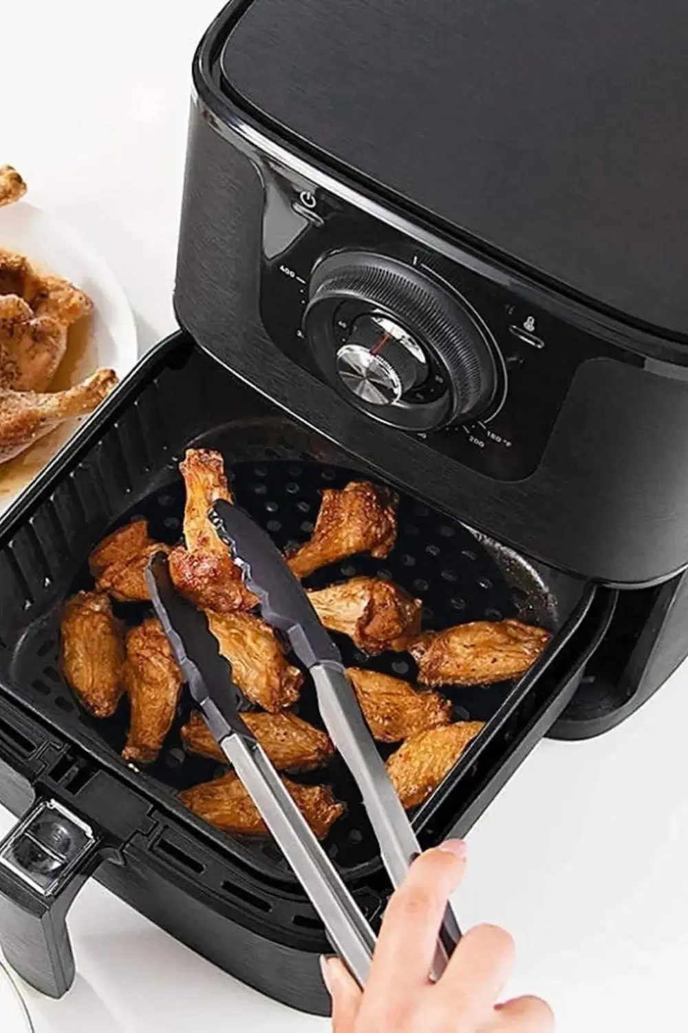 ® Siyah Isıya Dayanıklı Yıkanılabilir Silikon Fırın Ve Airfryer Y