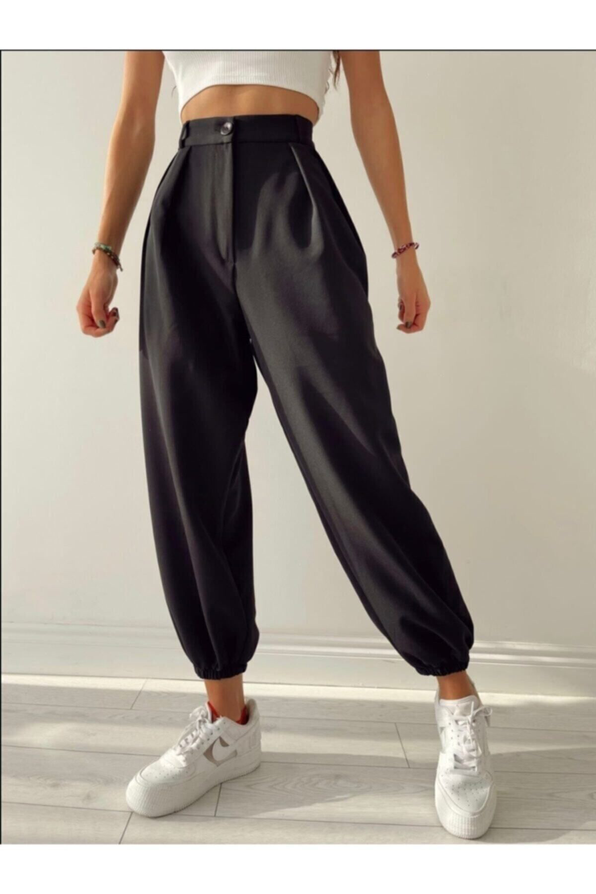 Think + Siyah Jogger Şalvar Pantolon