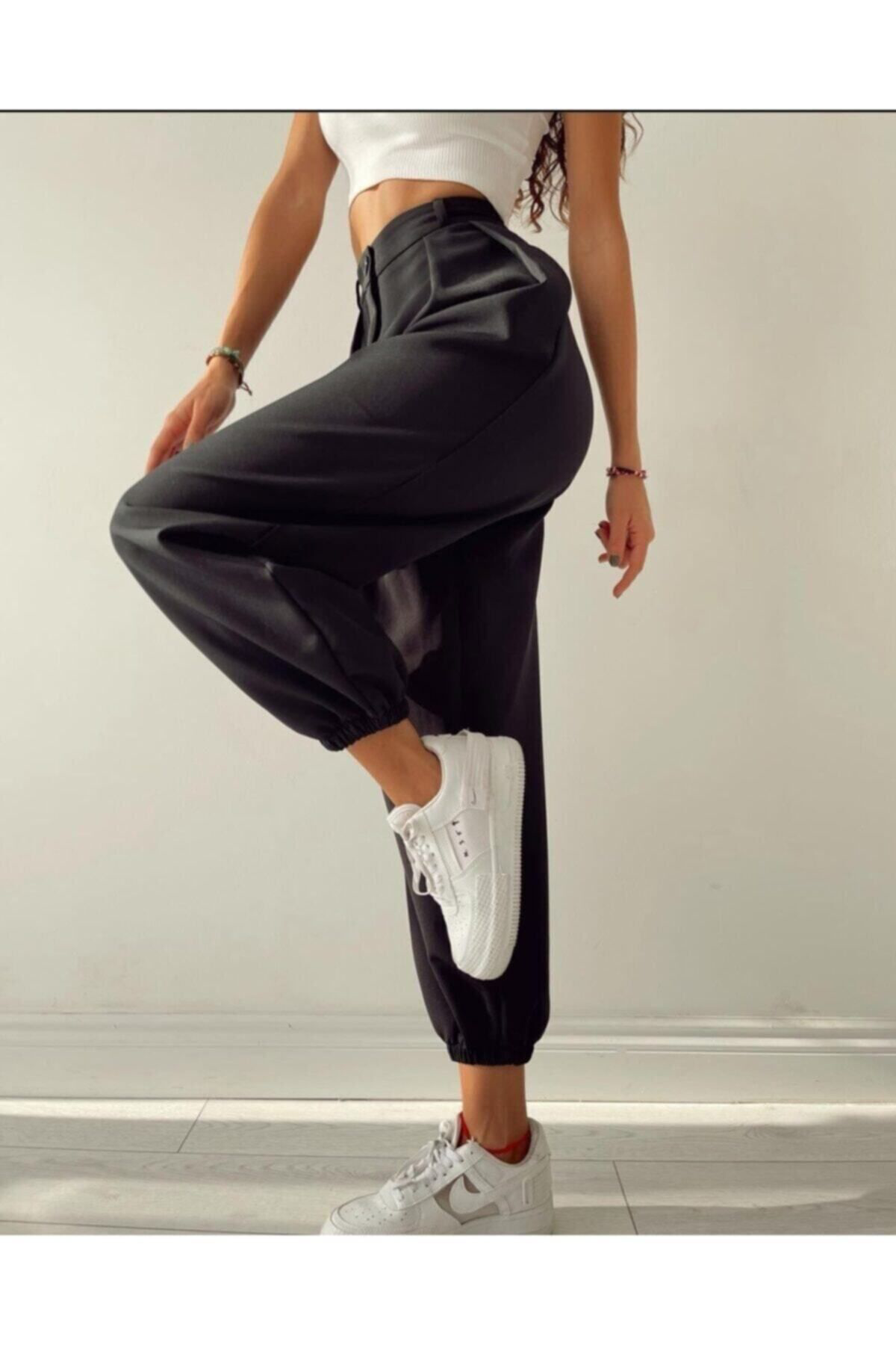 Think + Siyah Jogger Şalvar Pantolon