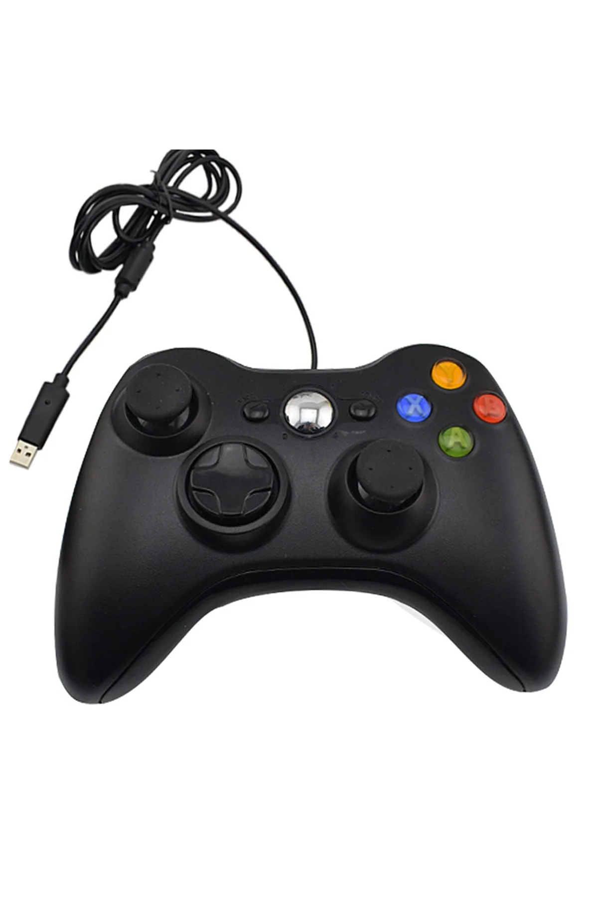 Siyah kablolu joystick PC uyumlu analog kol 1 yıl garantili Bluetooth yok - Elektronik