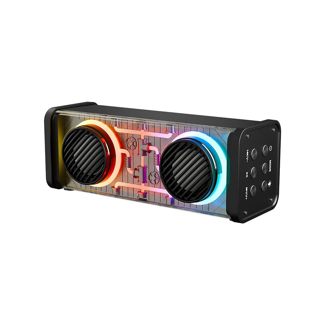 Siyah Kablosuz Hoparlör - Speaker Taşınabilir Mp3 Işıklı Usb Şarjlı Bt - Aux - Tes 10 Mt Menzil 1200mah Pil - 10w Bx40 Fiyatı, Yorumları ve Özellikleri