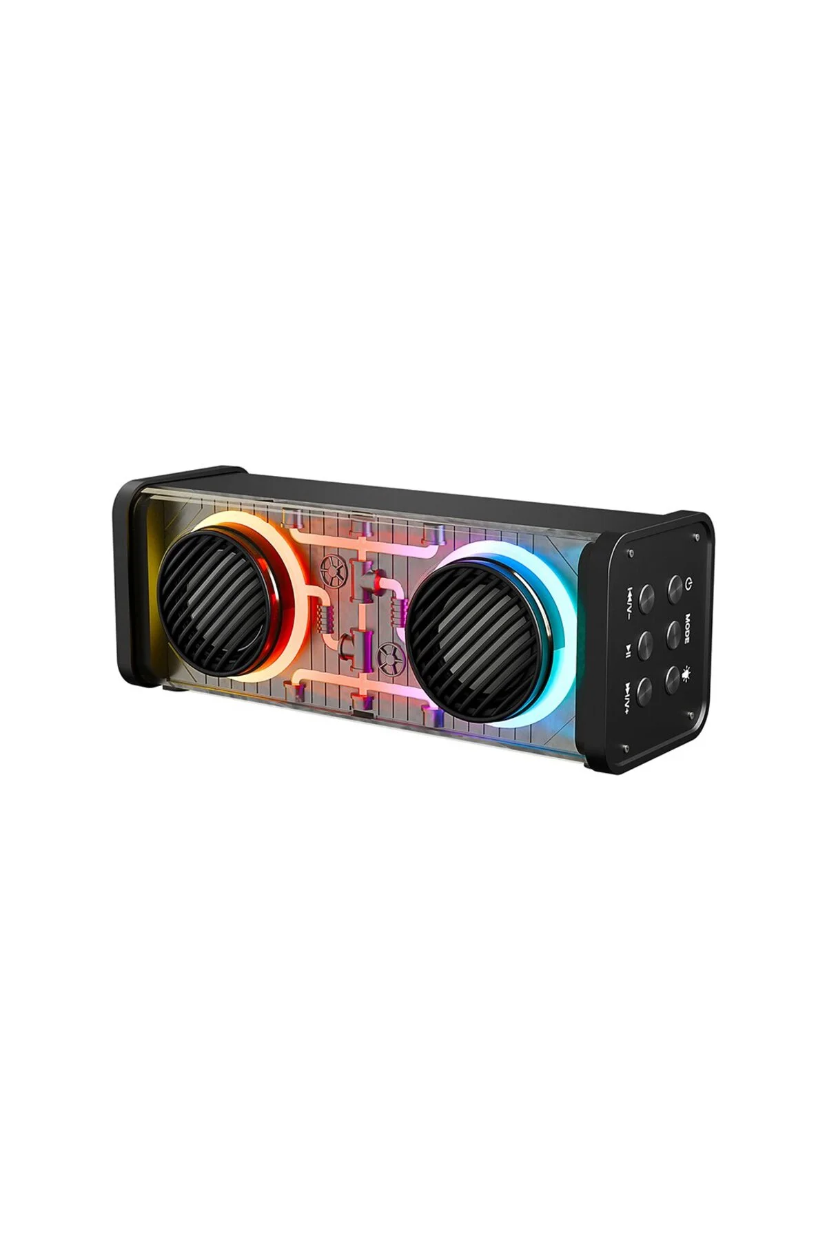 SİYAH KABLOSUZ HOPARLÖR - SPEAKER TAŞINABİLİR MP3 IŞIKLI USB ŞARJLI BT - AUX - TES 10 MT MENZİL 1200 SİYAH KABLOSUZ HOPARLÖR - SPEAKER TAŞINABİLİR MP3 IŞIKLI USB ŞARJLI BT - AUX - TES 10 MT MENZİL 1200