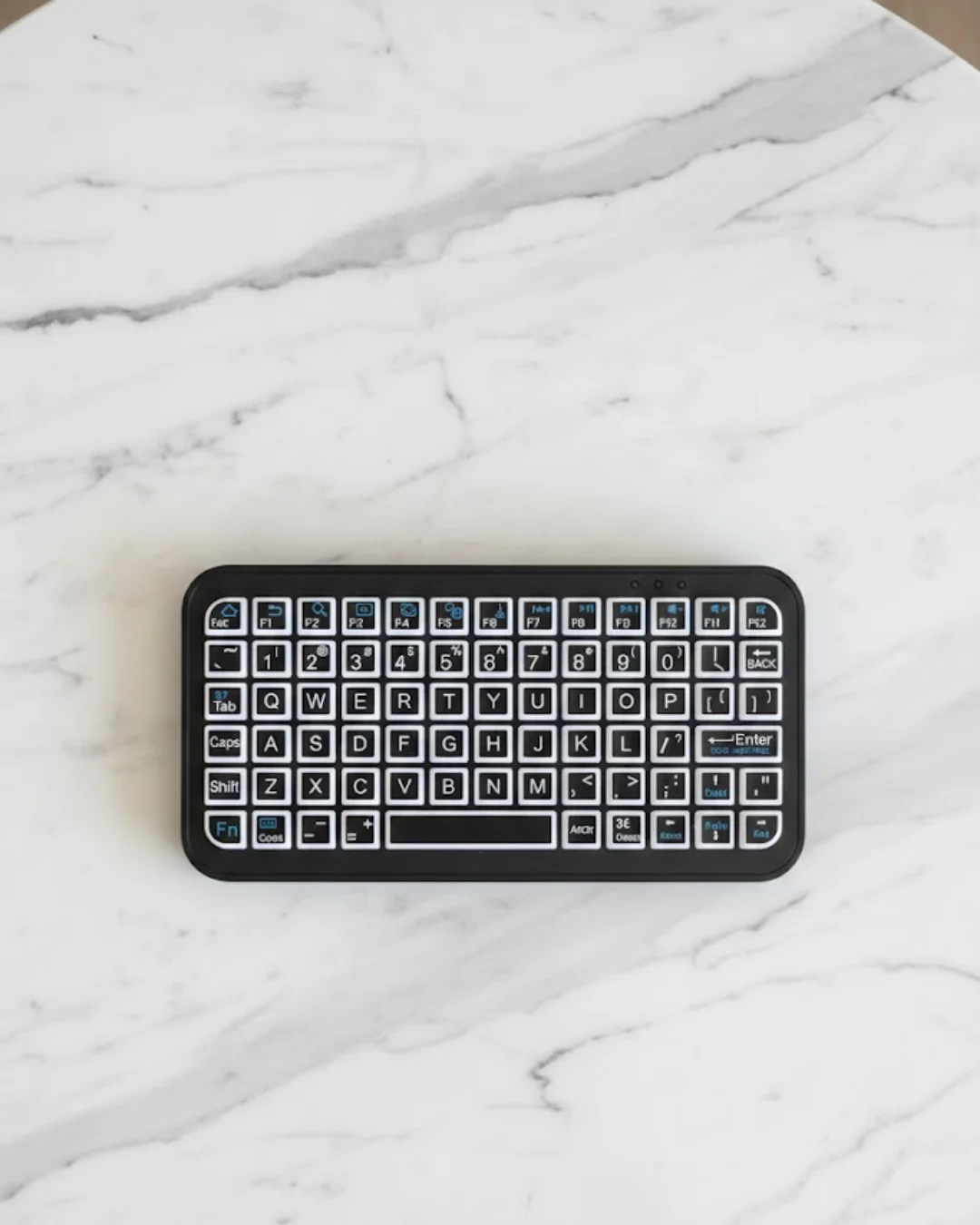 Siyah Kablosuz Mini RGB Işıklı Klavye Bluetooth 5.2 İnce Tasarım Fiyatı, Yorumları ve Özellikleri