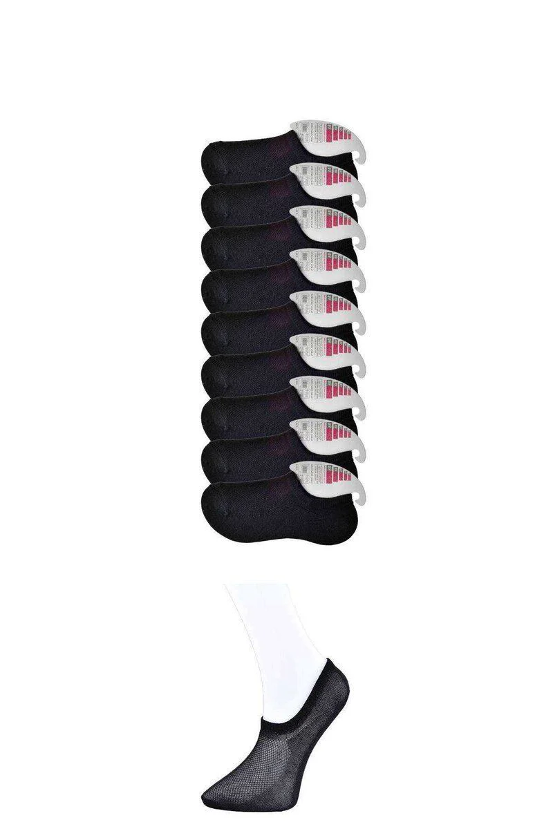 Siyah Kadın Görünmez Çorap 9'lu Paket – Sneaker İçin İdeal, Yumuşak Pamuklu Çorap Fiyatı, Yorumları ve Özellikleri