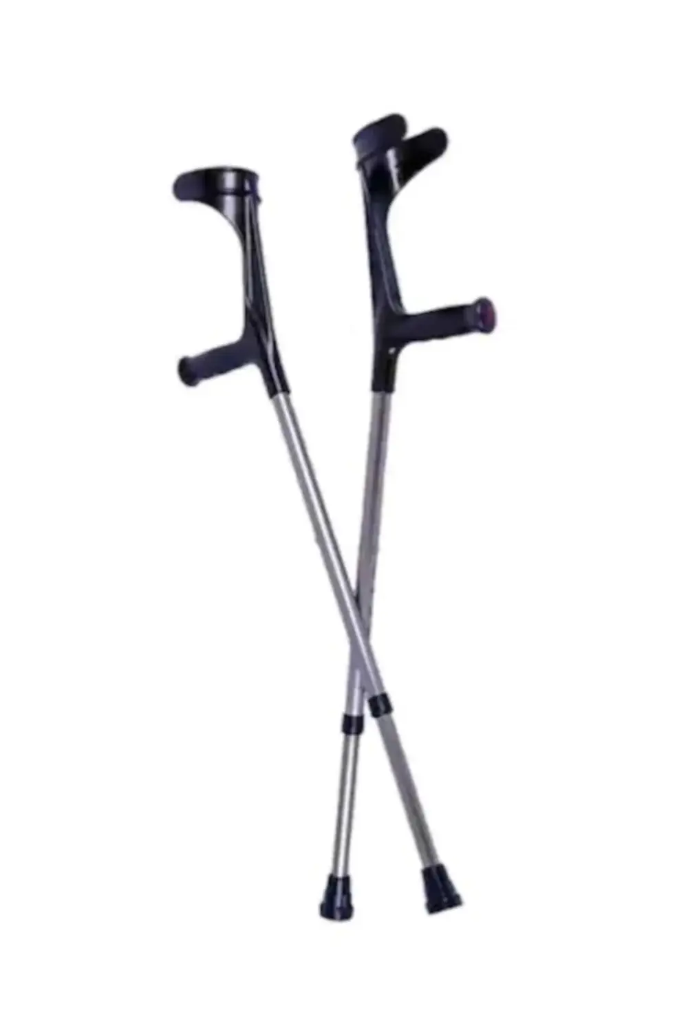 Siyah Kanedyen - Ayarlanabilir Dirsek Destekli Baston Çift (2 Ade
