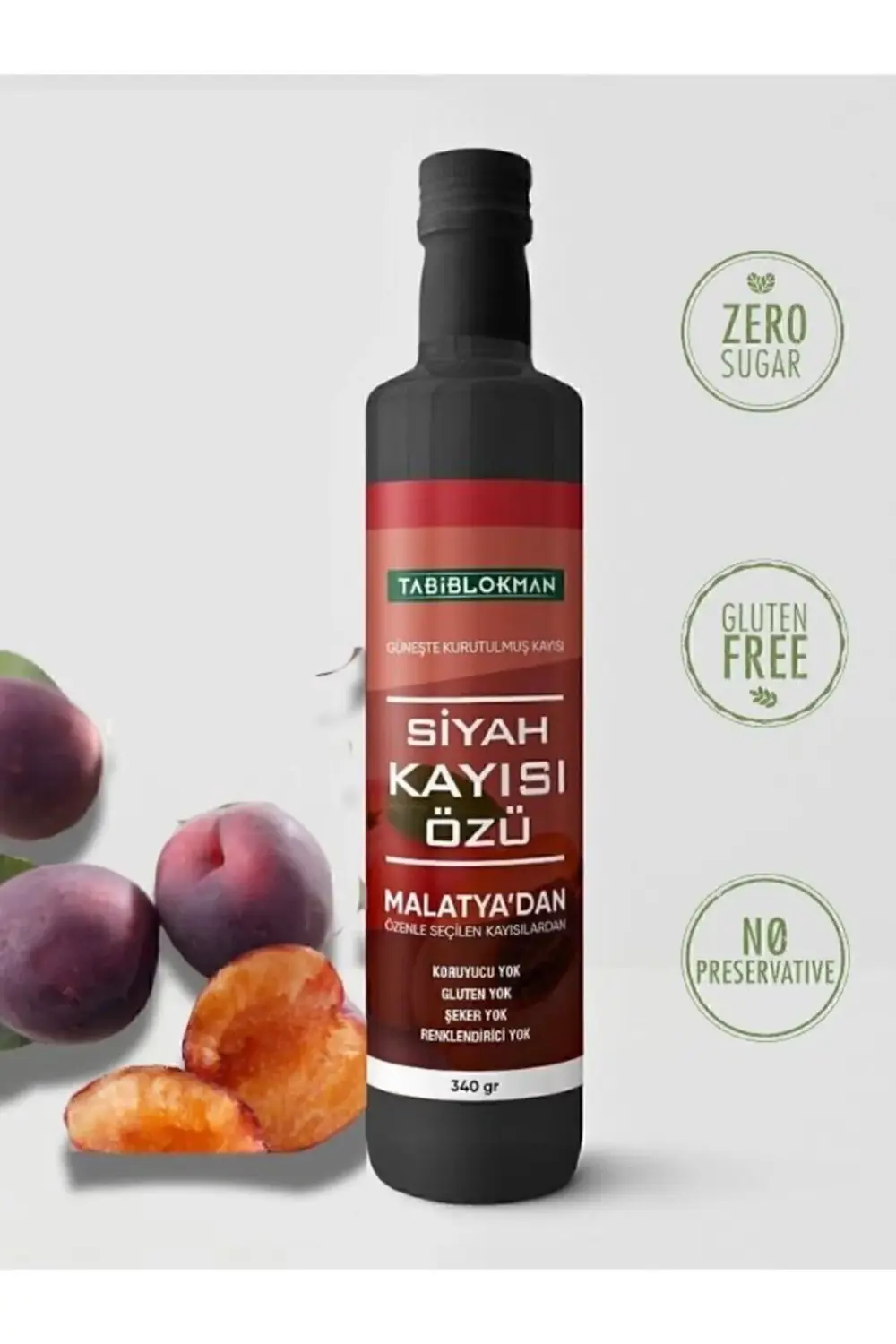 Siyah Kayısı Özü 340 Gr 2 ADET