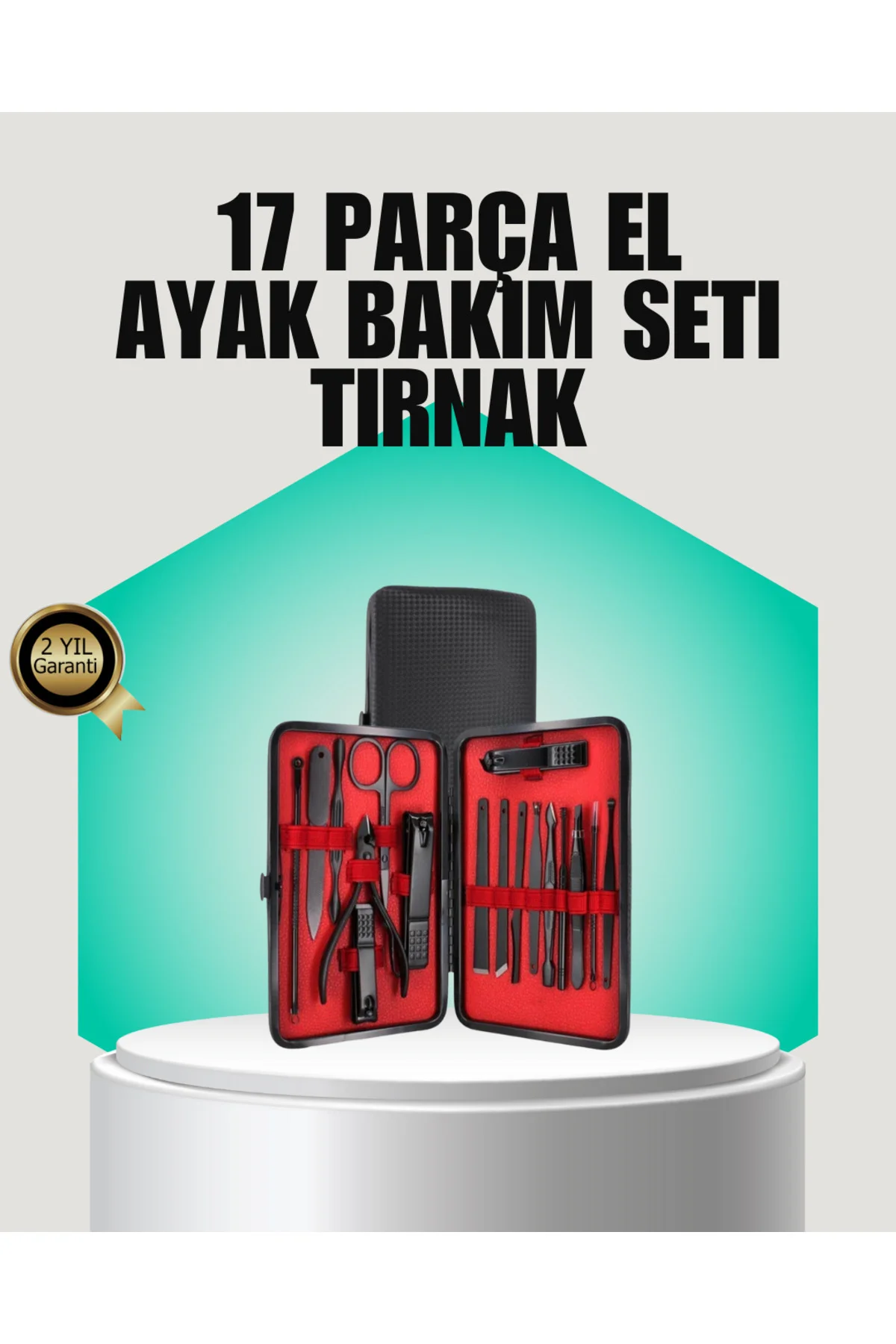 Siyah Kaymaz Teknolojili El ve Ayak Bakım Seti