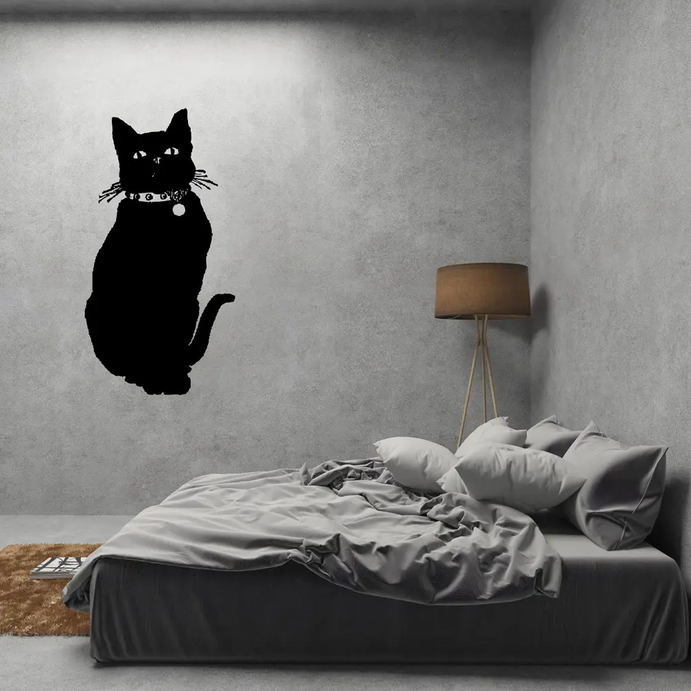 SİYAH KEDİ FOLYO STİCKER SİYAH KEDİ FOLYO STİCKER
