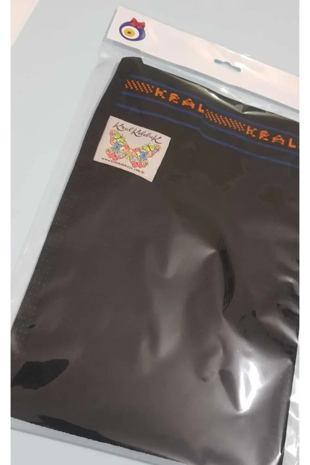 Siyah Kelebek Süper Kalın Sert Banyo Hamam Kesesi