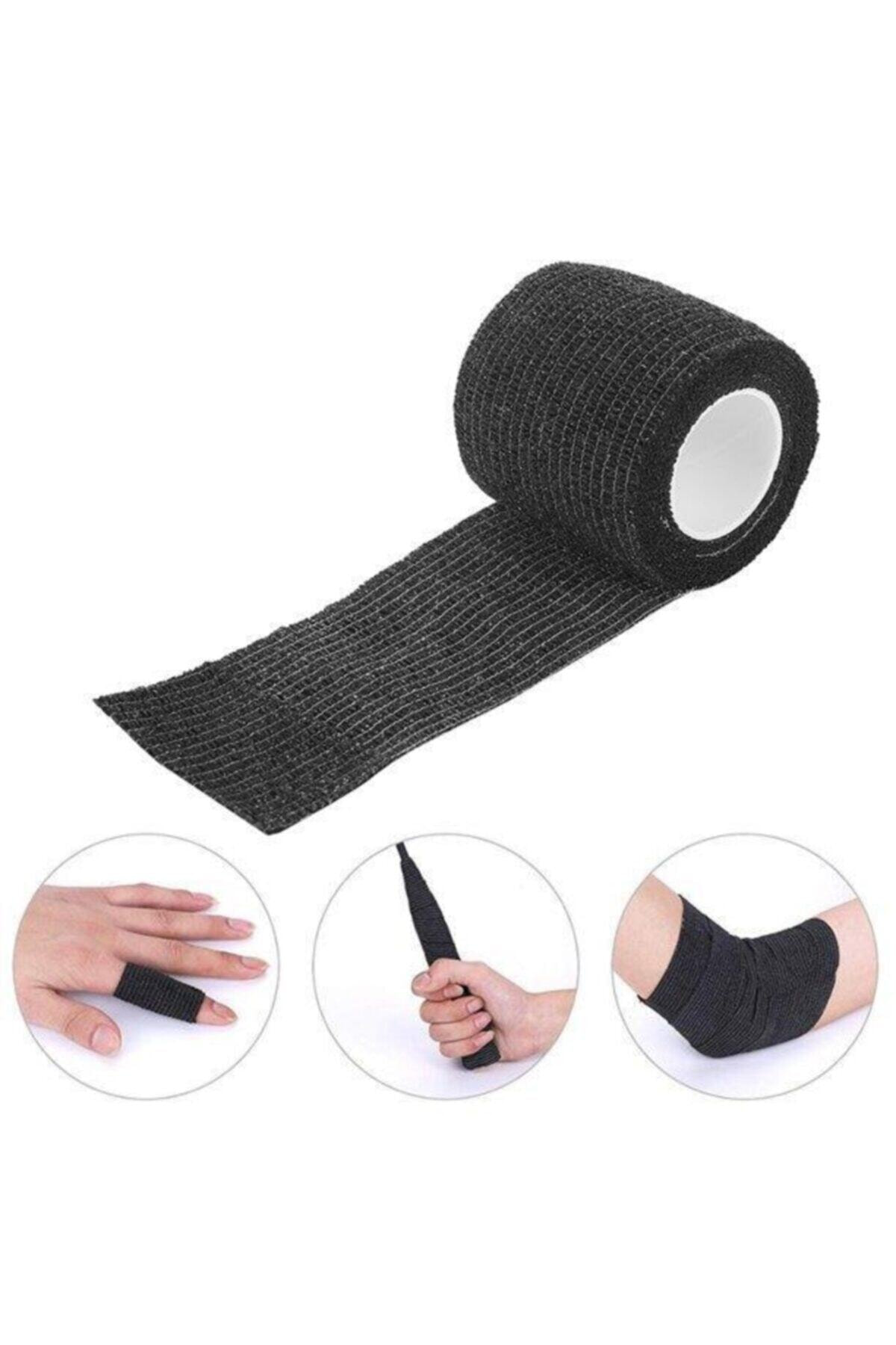 Siyah Kendinden Yapışkanlı Bandaj Koban 10cmx4.5m