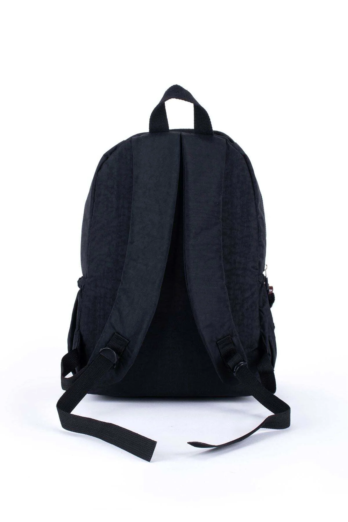 Siyah Kırinkıl Su Geçirmez Kumaş Büyük Boy Unisex Okul Sırt Çanta Siyah Kırinkıl Su Geçirmez Kumaş Büyük Boy Unisex Okul Sırt Çanta