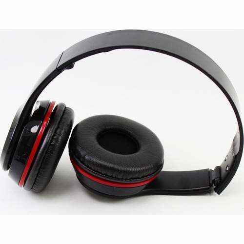 Just Cheap Store Siyah Kulak Üstü Portatif Katlanir Stereo Kulaklik
