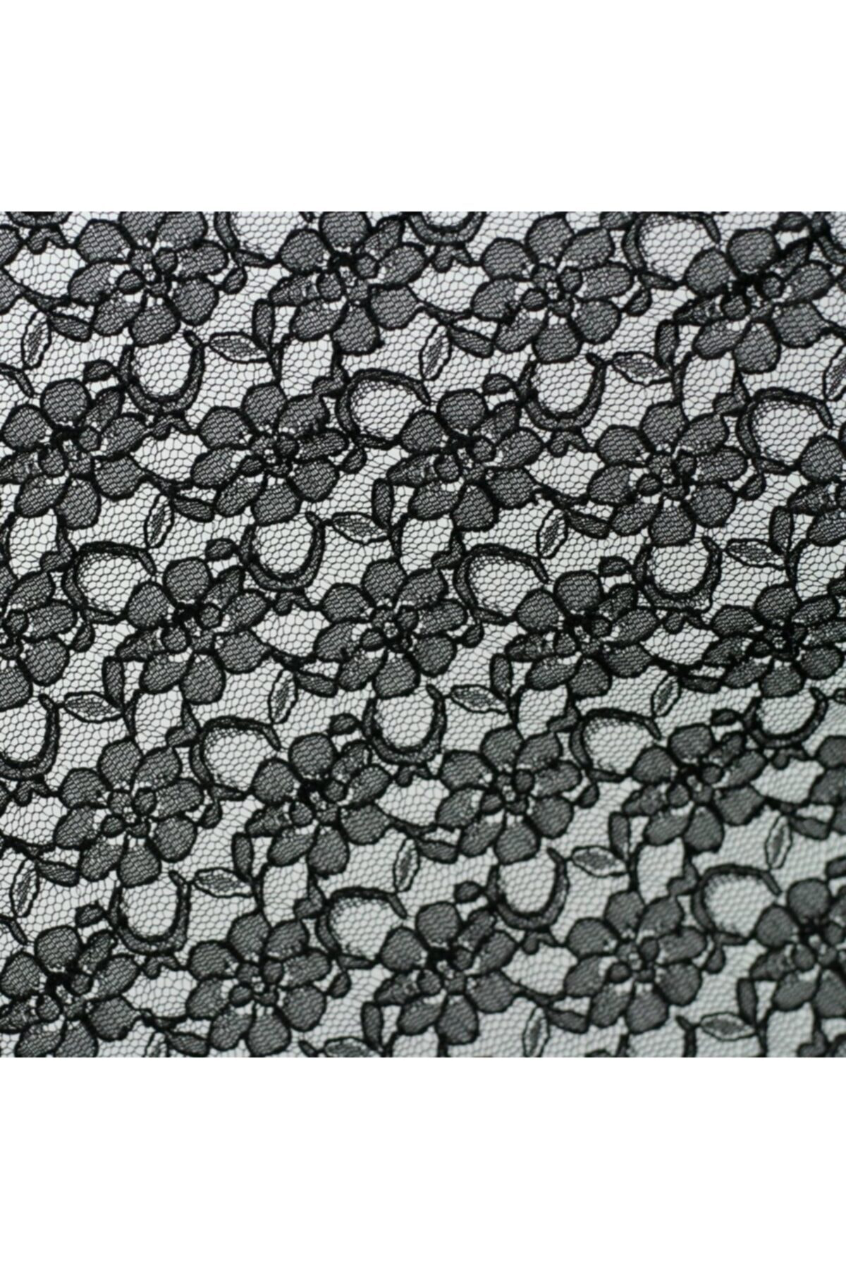 Tuhafiyecimiz Siyah Kumaş Dantel