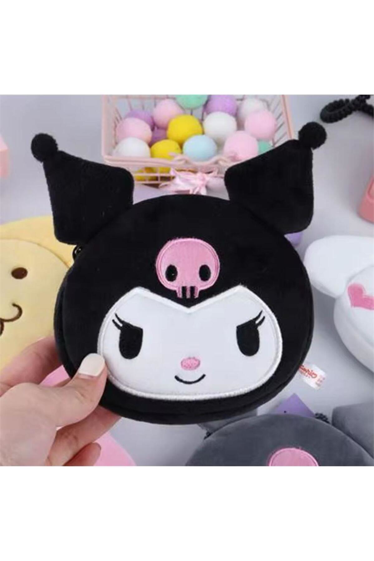 Siyah Kuromi Peluş Bozuk Para Cüzdanı