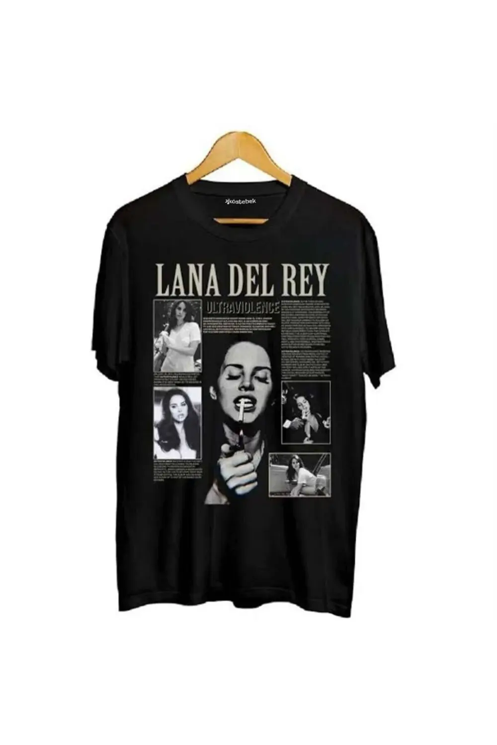 Siyah Lana Del Rey - Mix Cigarette Unisex T-Shirt Siyah Lana Del Rey - Mix Cigarette Unisex T-Shirt