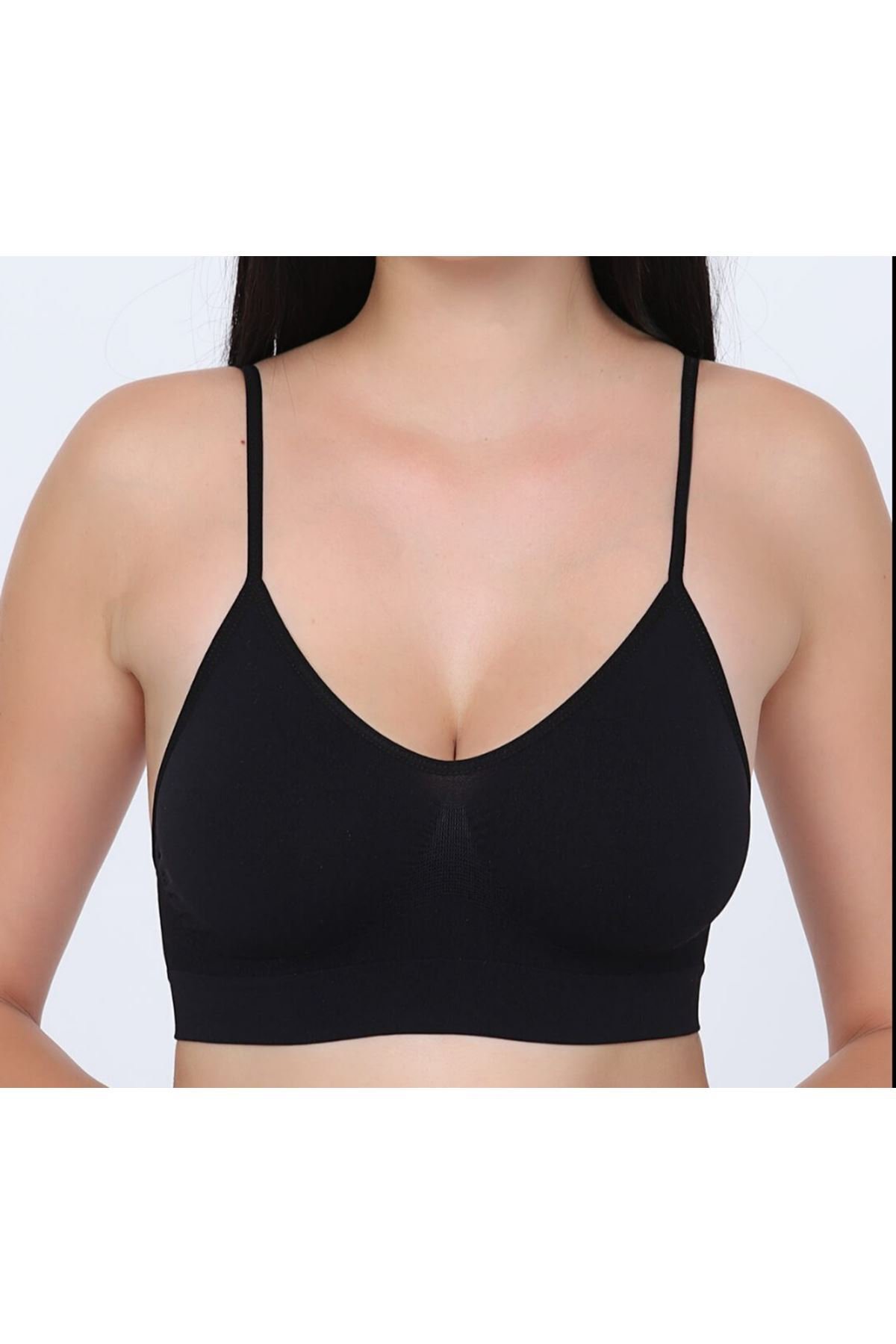 Sistina Siyah Lcralı Büstiyer Sütyen Korse - 720