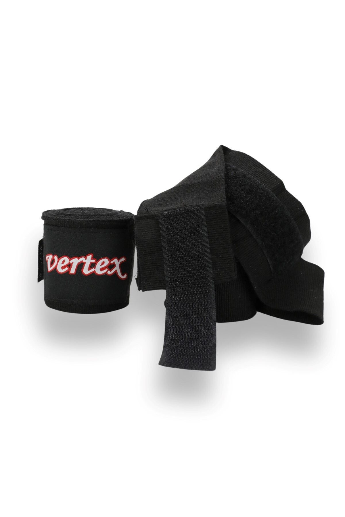 Vertex Siyah Likralı Boks Bandajı
