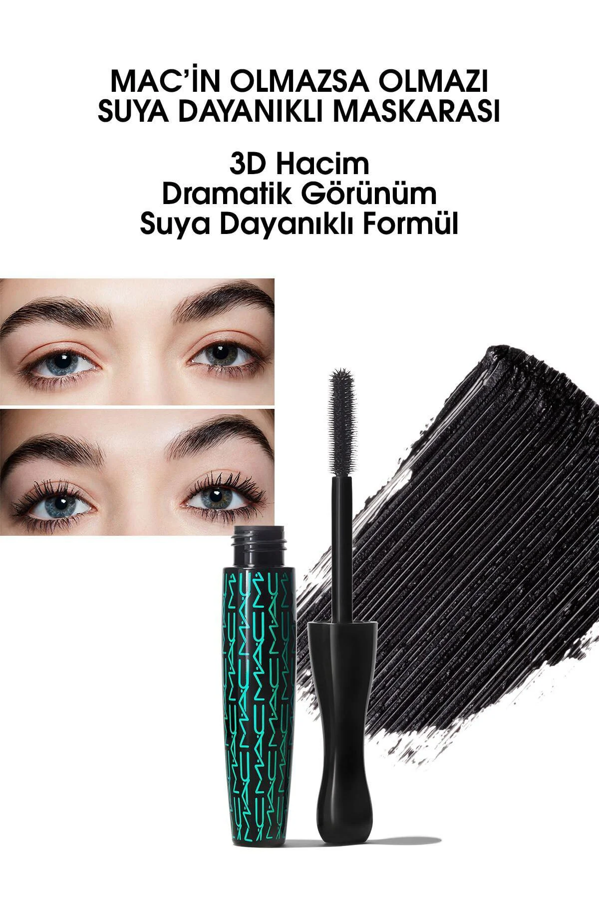 Siyah Maskara - In Extreme Dimension Waterproof Mascara Dimension
