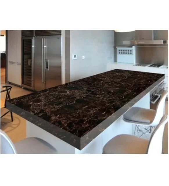 Siyah Mermer Desenli Yapışkanlı Tezgah Folyosu (3 Mt.x 60 Cm) Siyah Mermer Desenli Yapışkanlı Tezgah Folyosu (3 Mt.x 60 Cm)