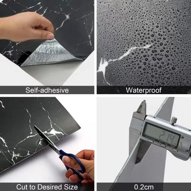 Siyah Mermer Desenli Alüminyum Plastik Duvar Sticker (30x30) - Isıya Dayanıklı 3D Mutfak Duvar Paneli Fiyatı, Yorumları ve Özellikleri