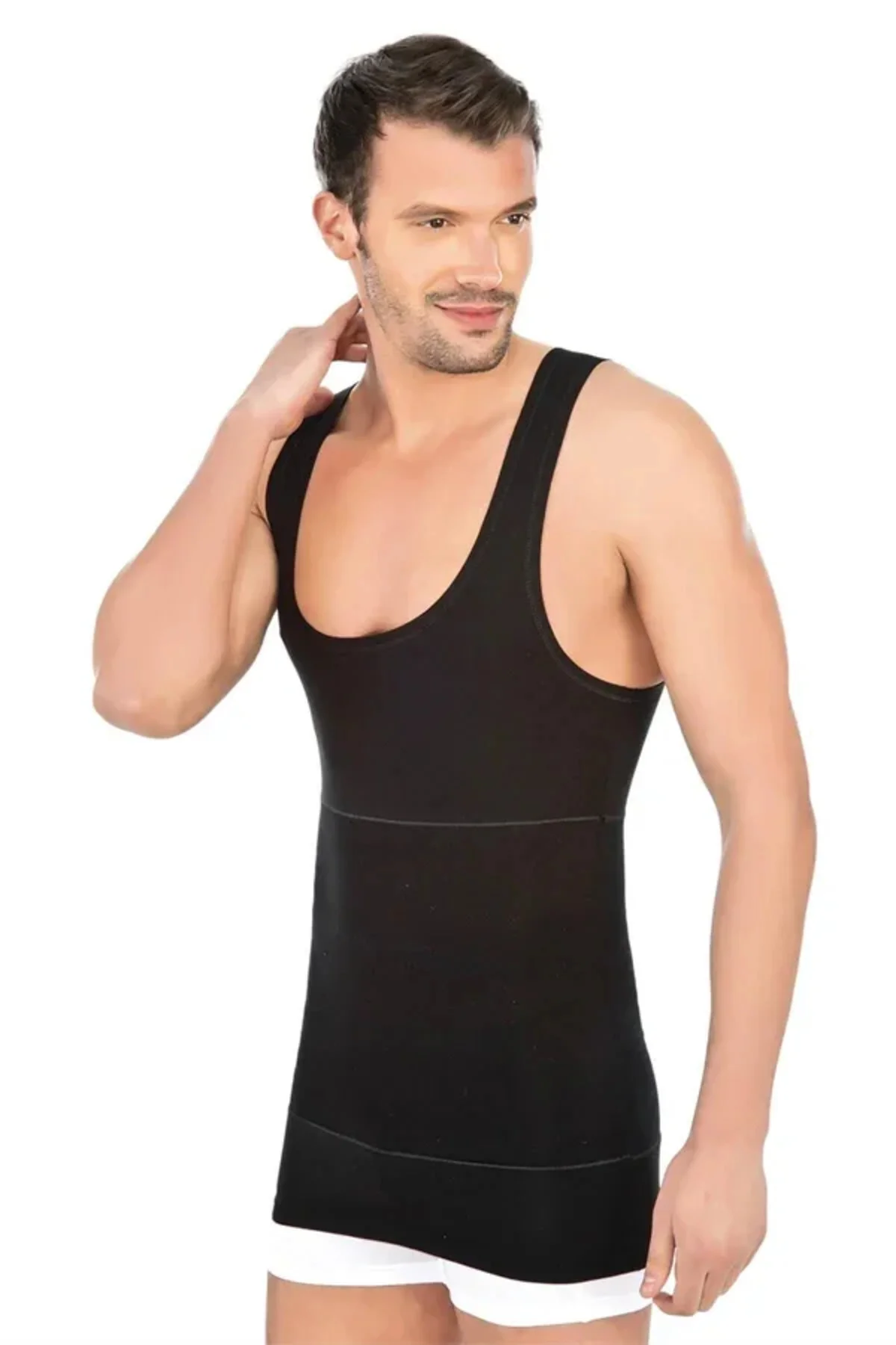 Siyah MI 1400 Modal Cotton Erkek Atlet Korse Fiyatı, Yorumları ve Özellikleri