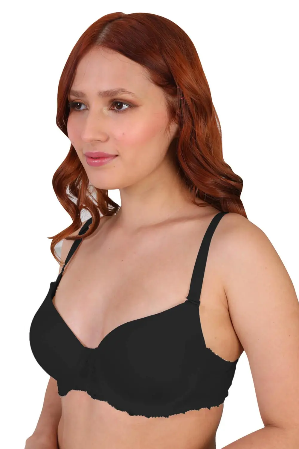 Siyah Mı 189b Pedli Dantelli Balenli Sütyen