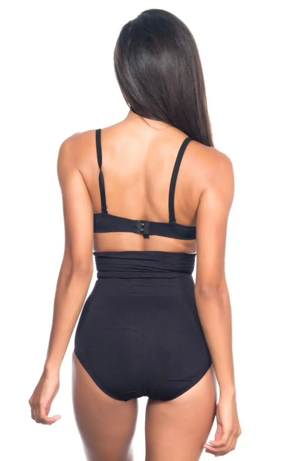 SİYAH MI 2079 Yüksek Bel Desenli Double Slip Korse