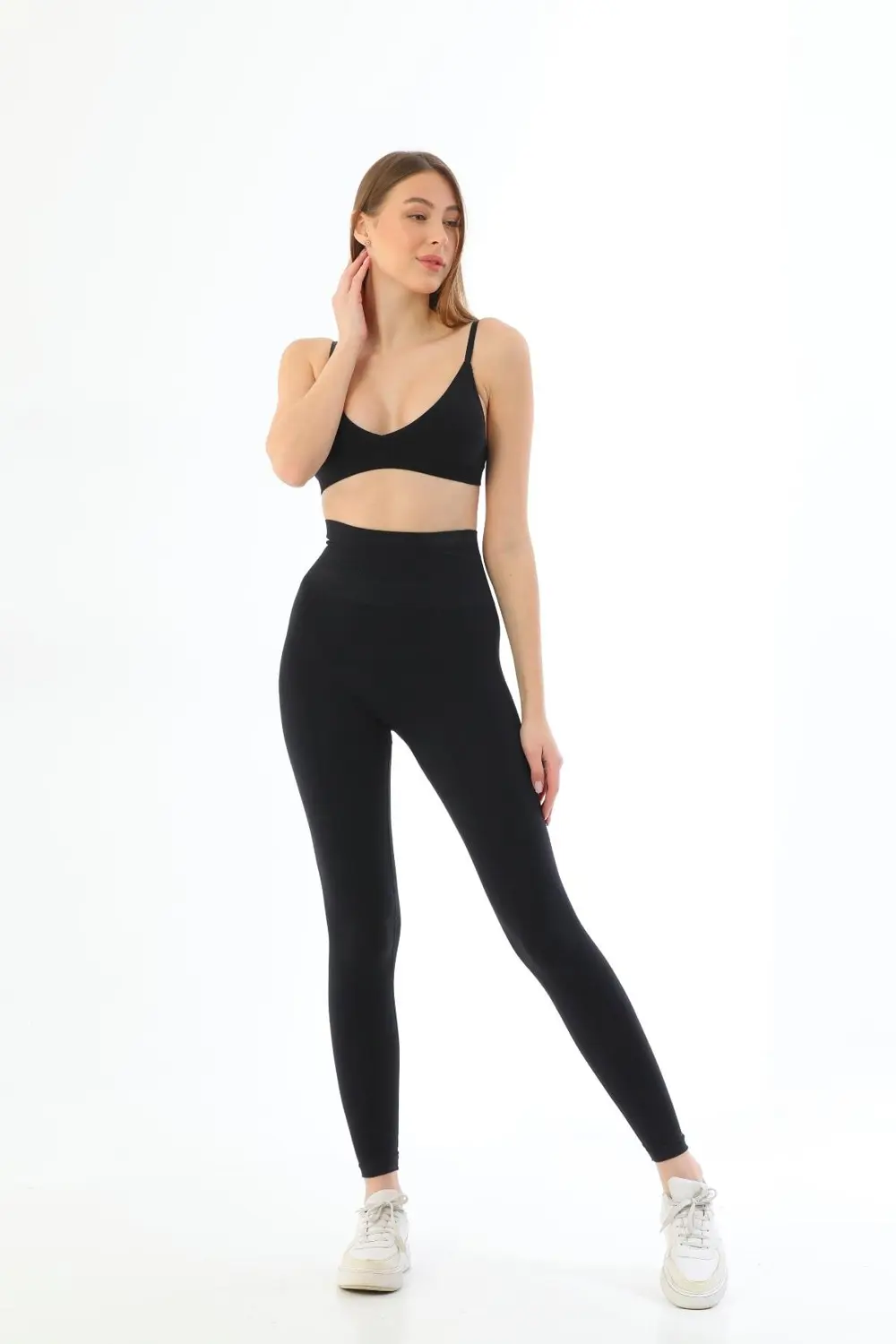 Siyah Mı 3905 Yüksek Bel Toparlayıcı Tayt