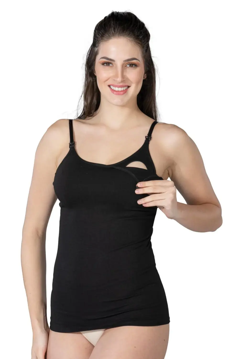 Siyah Mı Emay 1414 Modal Cotton Emzirme Atlet