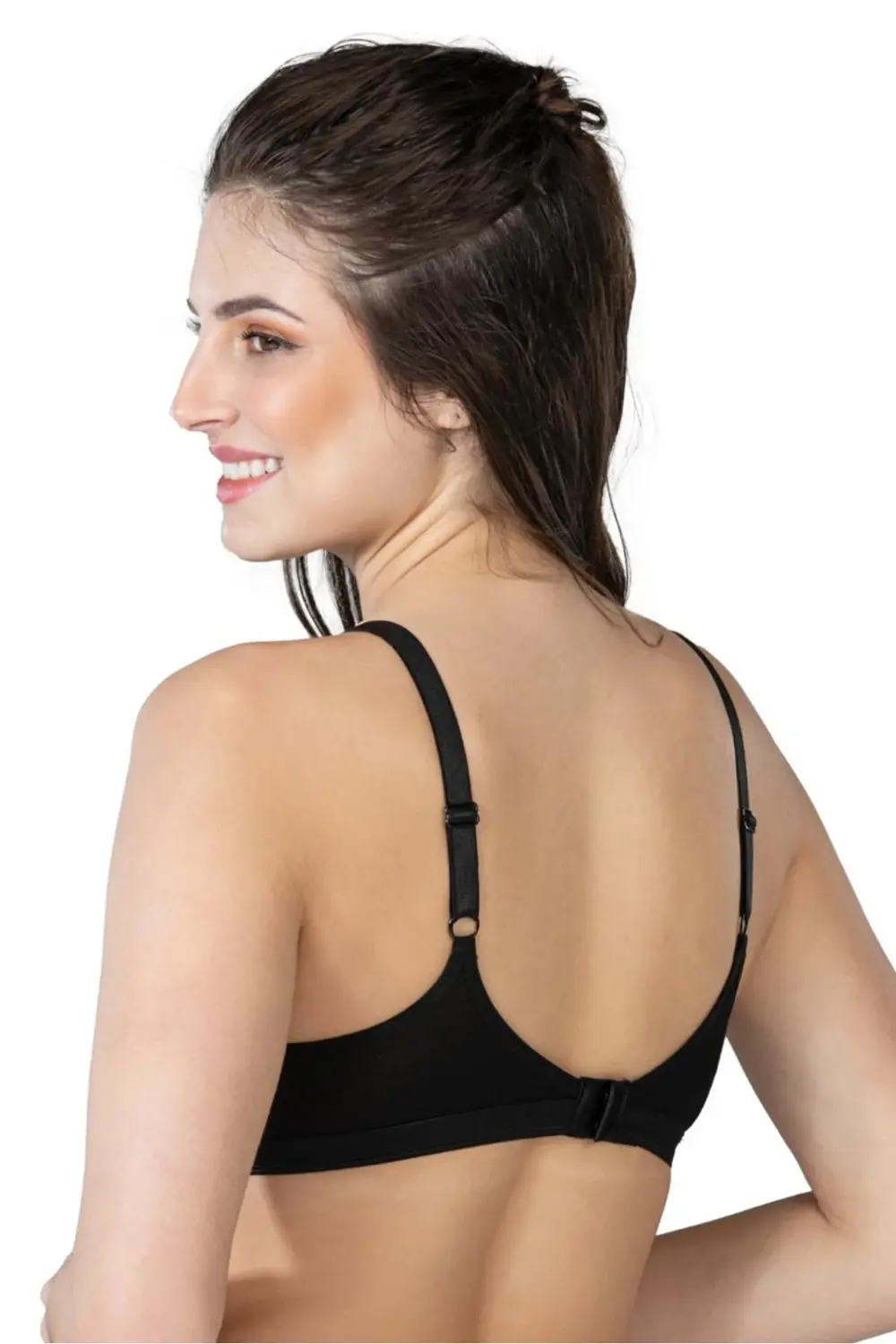 Pilelistore Siyah Mı Emay 1422 Modal Cotton Kaplı Emzirme Sütyen