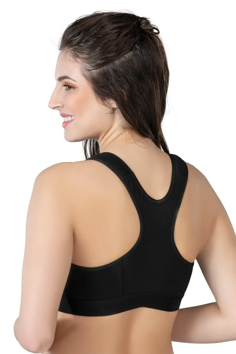 Pilelistore Siyah Mı Emay 184 B Önden Fermuarlı Sporcu Penye Sütyen Pilelistore Siyah Mı Emay 184 B Önden Fermuarlı Sporcu Penye Sütyen