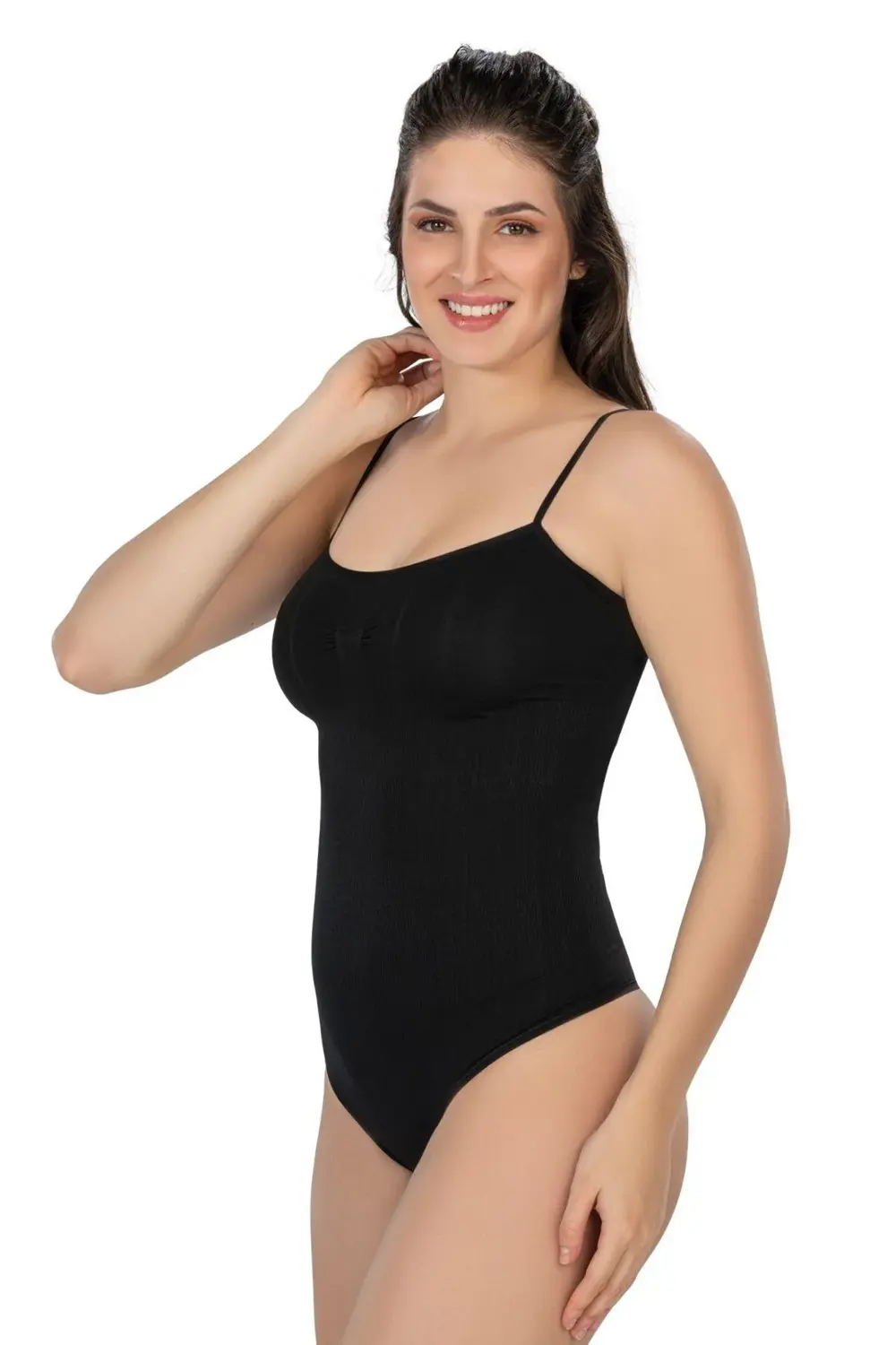 Siyah Mı Emay 1927 İp Askıllı Ripli String Body