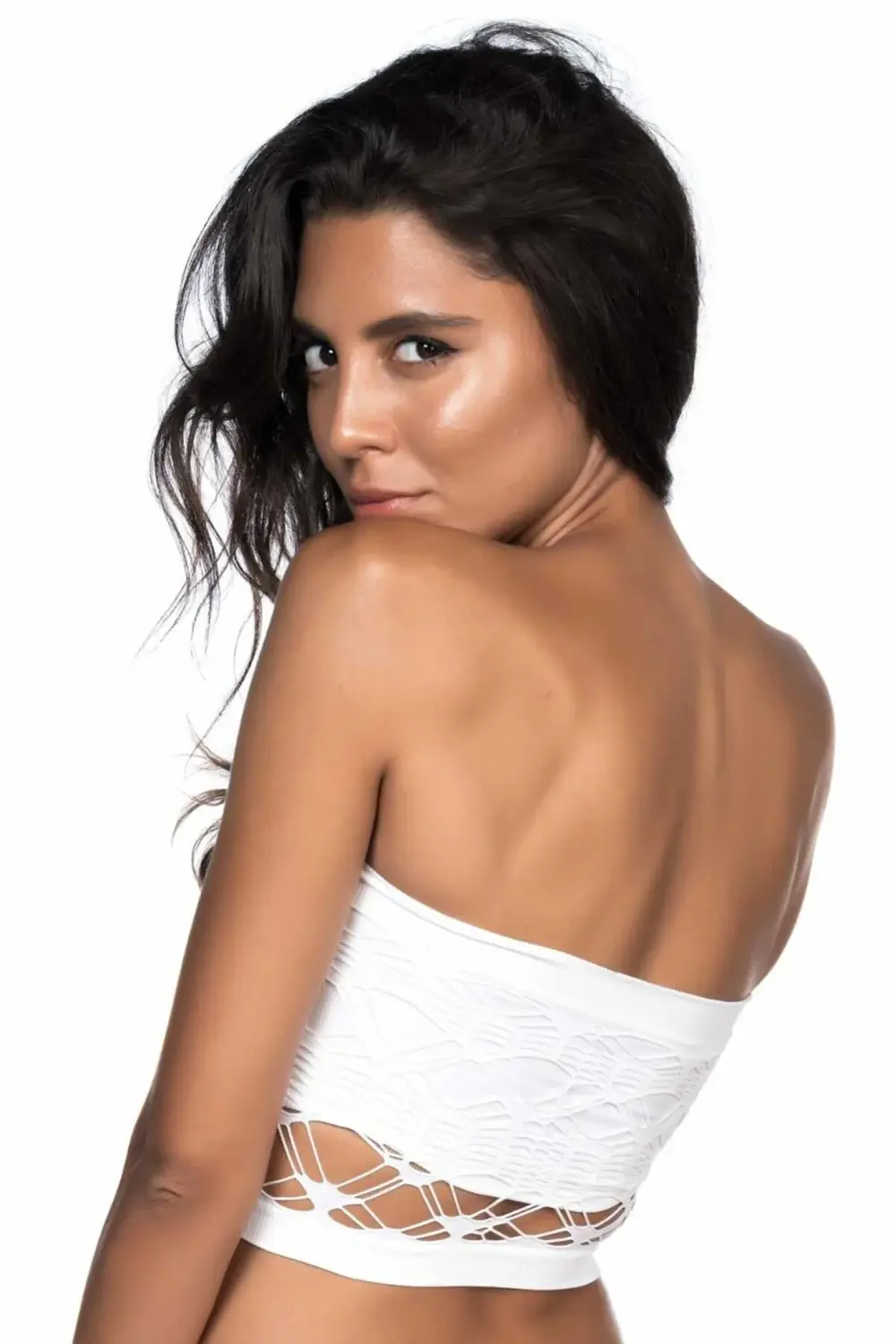 Siyah Mı Emay 4050 Double Örgü Toparlayıcı Straplez Büstiyer