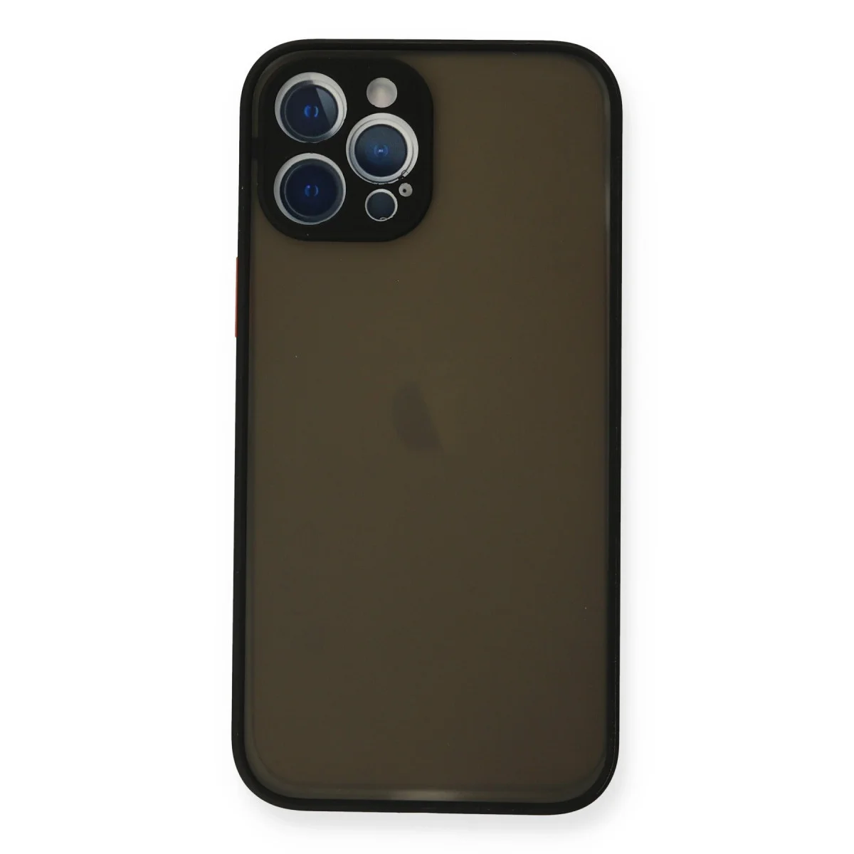 Siyah Montreal Silikon Kılıf iPhone 12 Pro – Yüksek Koruma ve Şık Tasarım